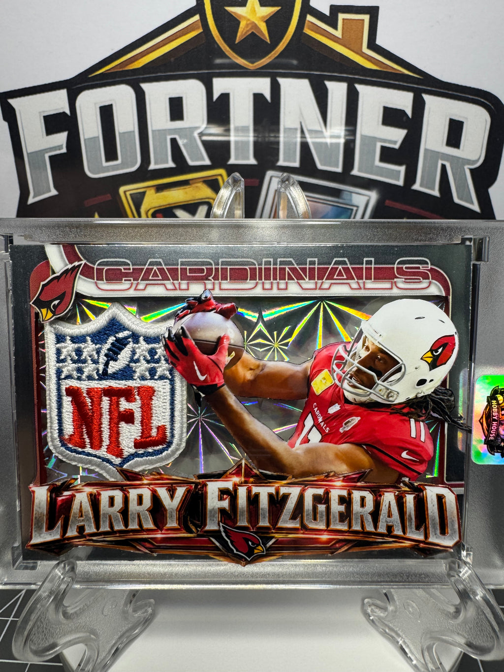 Larry Fitzgerald | Arizona Cardinals | 1/1 Custom Card | Cardinals Legend