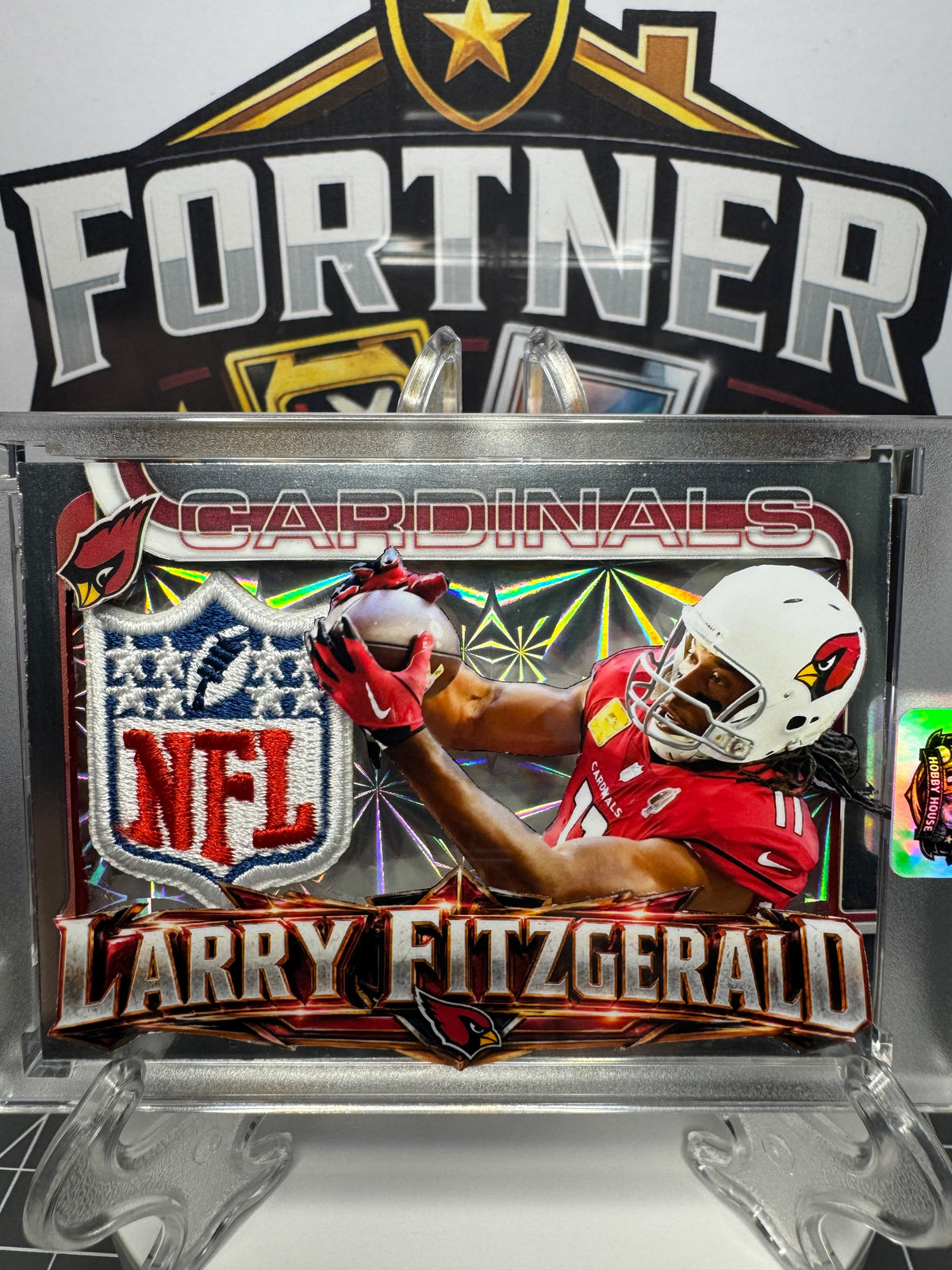 Larry Fitzgerald | Arizona Cardinals | 1/1 Custom Card | Cardinals Legend