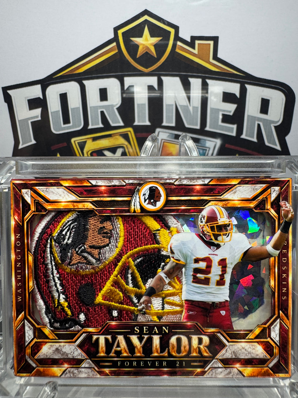 Sean Taylor | Washington Redskins | 1/1 Custom Patch Card | Forever 21 Memorial Edition