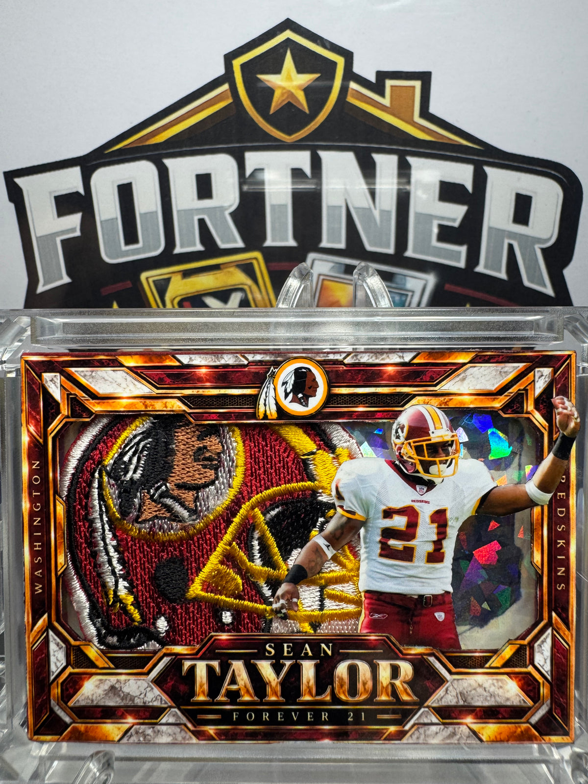 Sean Taylor | Washington Redskins | 1/1 Custom Patch Card | Forever 21 Memorial Edition