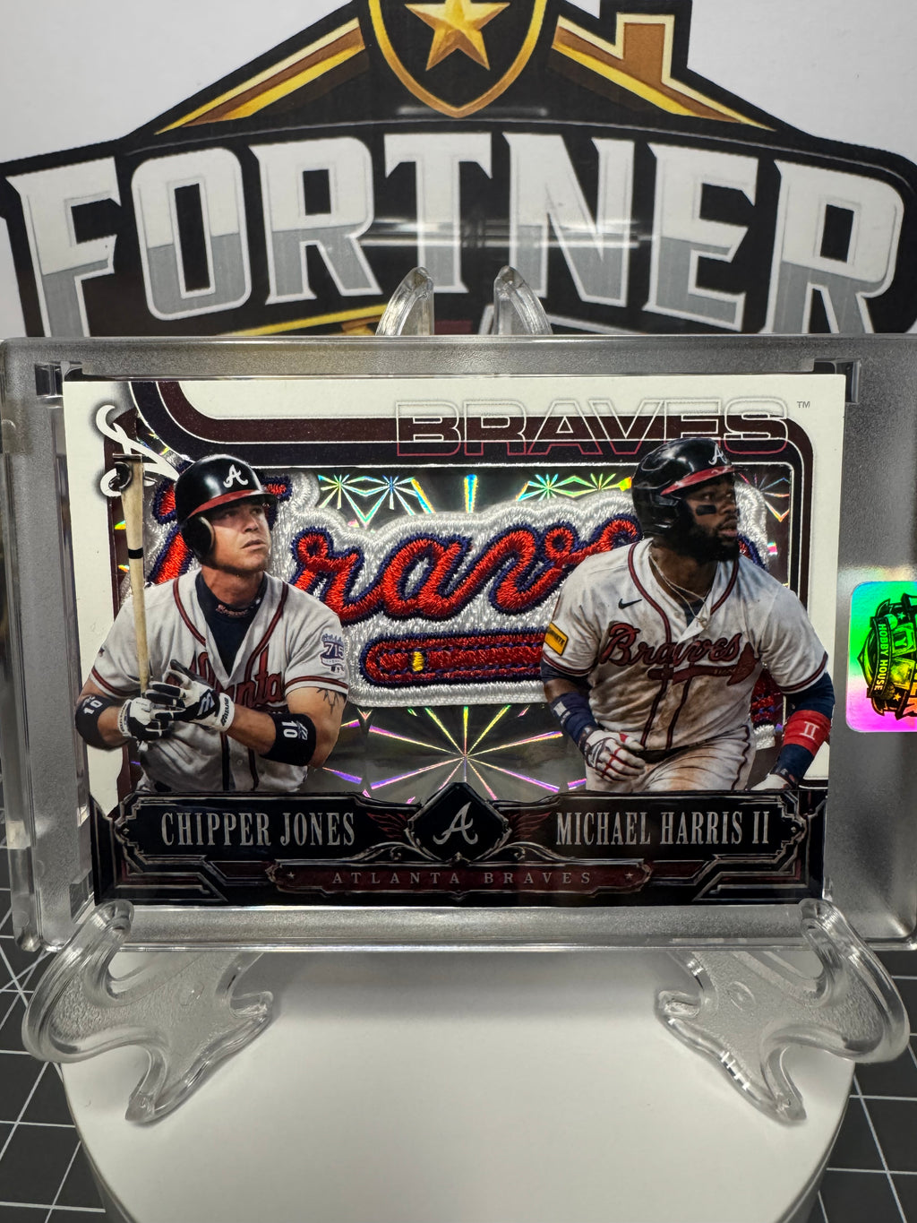 Chipper Jones & Michael Harris II | Atlanta Braves | 1/1 Custom Card | Past & Present Edition
