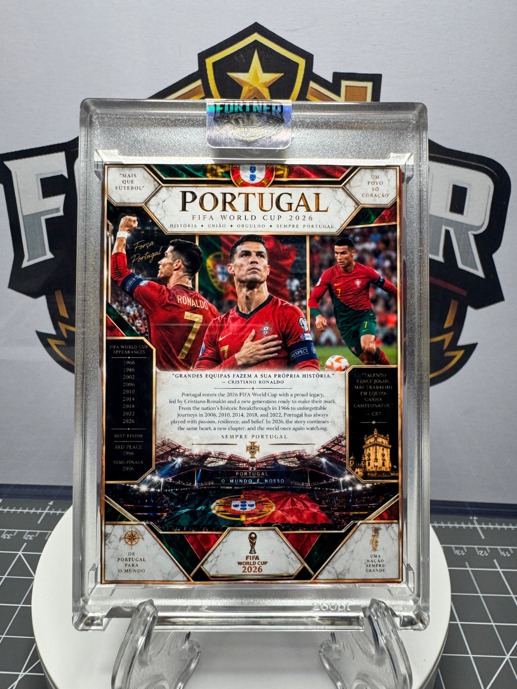 Cristiano Ronaldo | Portugal | 1/1 Custom Card | FIFA World Cup 2026 Edition