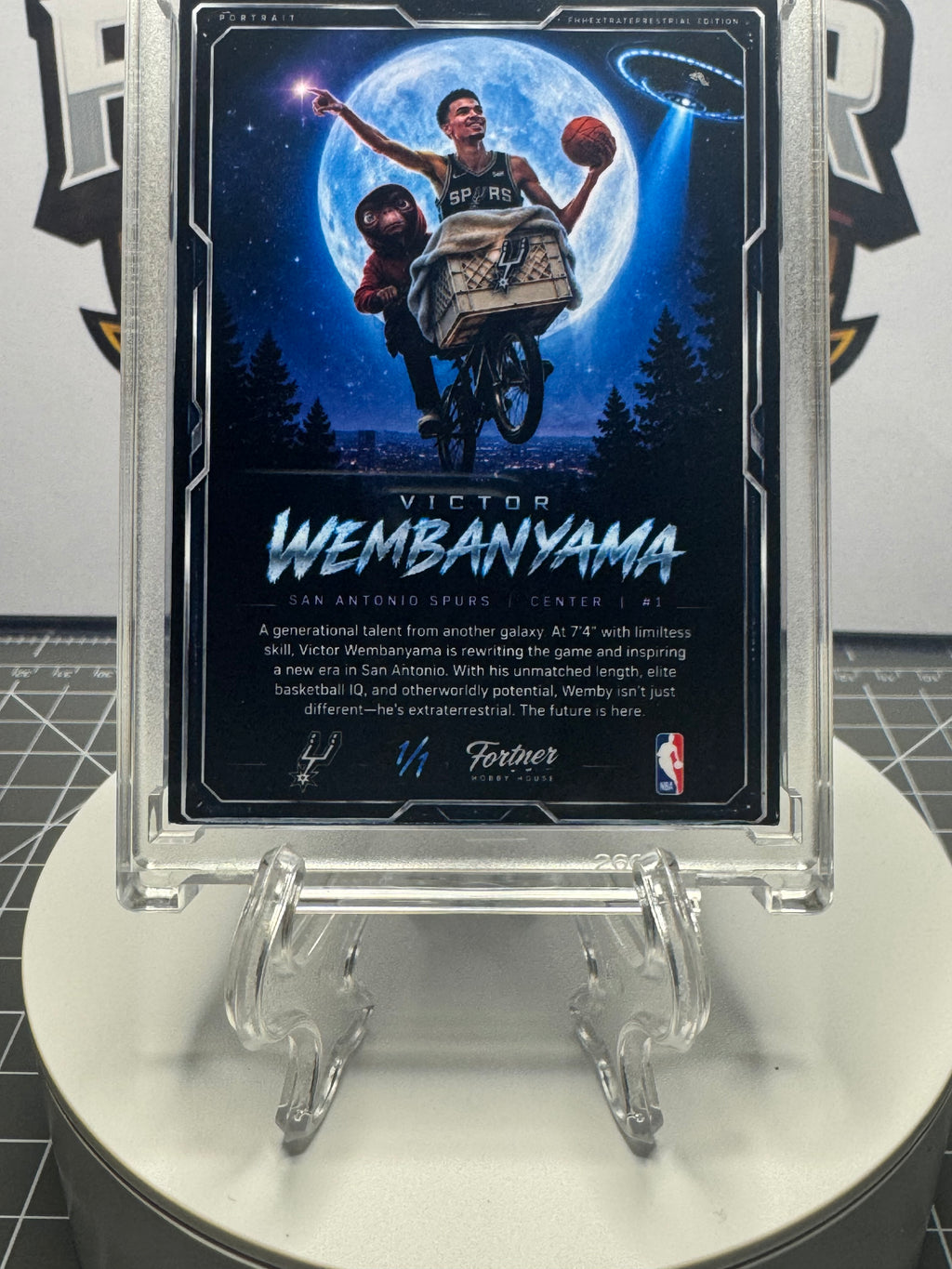 Victor Wembanyama | San Antonio Spurs | 1/1 Custom Card | ET Edition