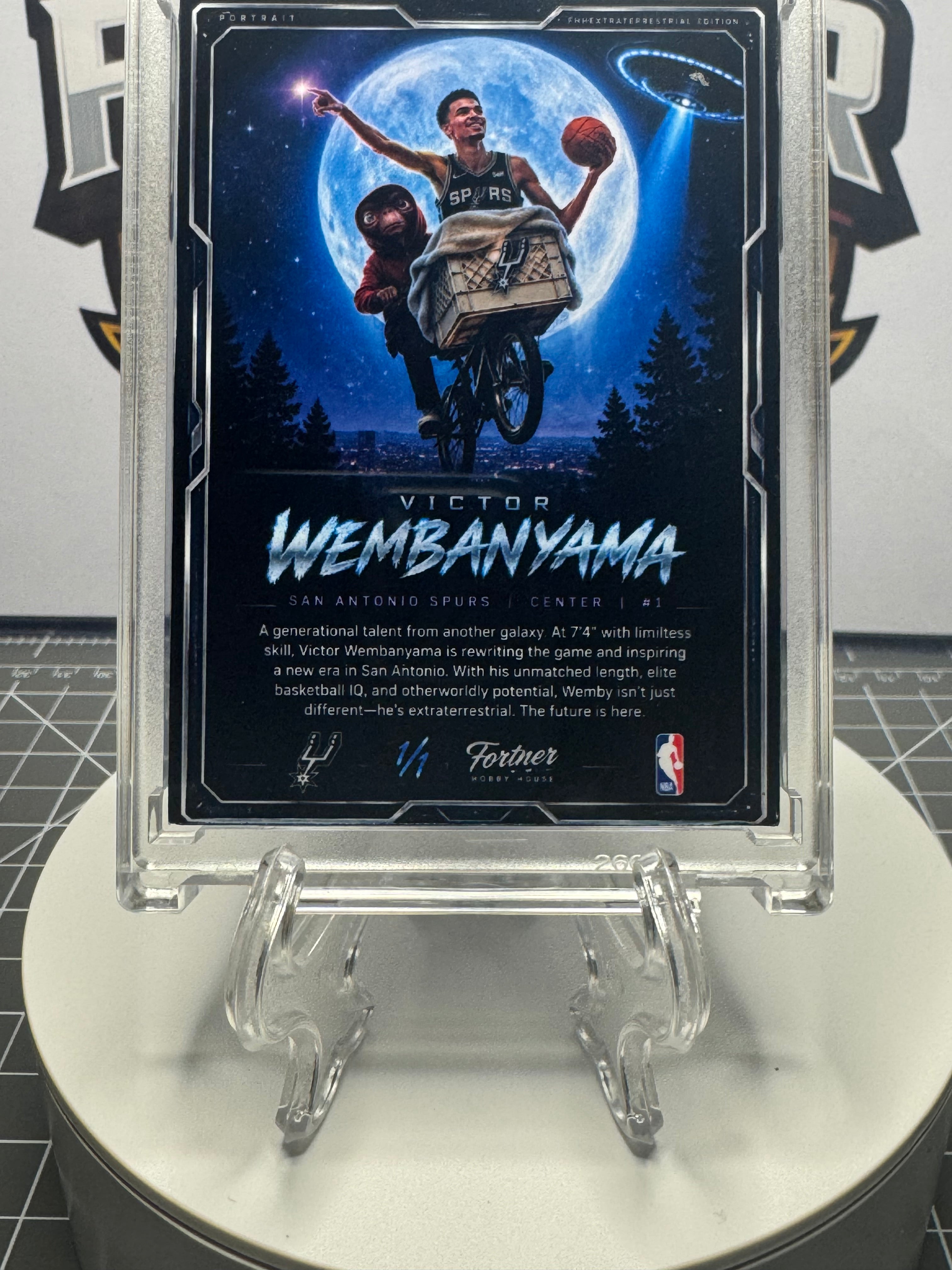 Victor Wembanyama | San Antonio Spurs | 1/1 Custom Card | ET Edition