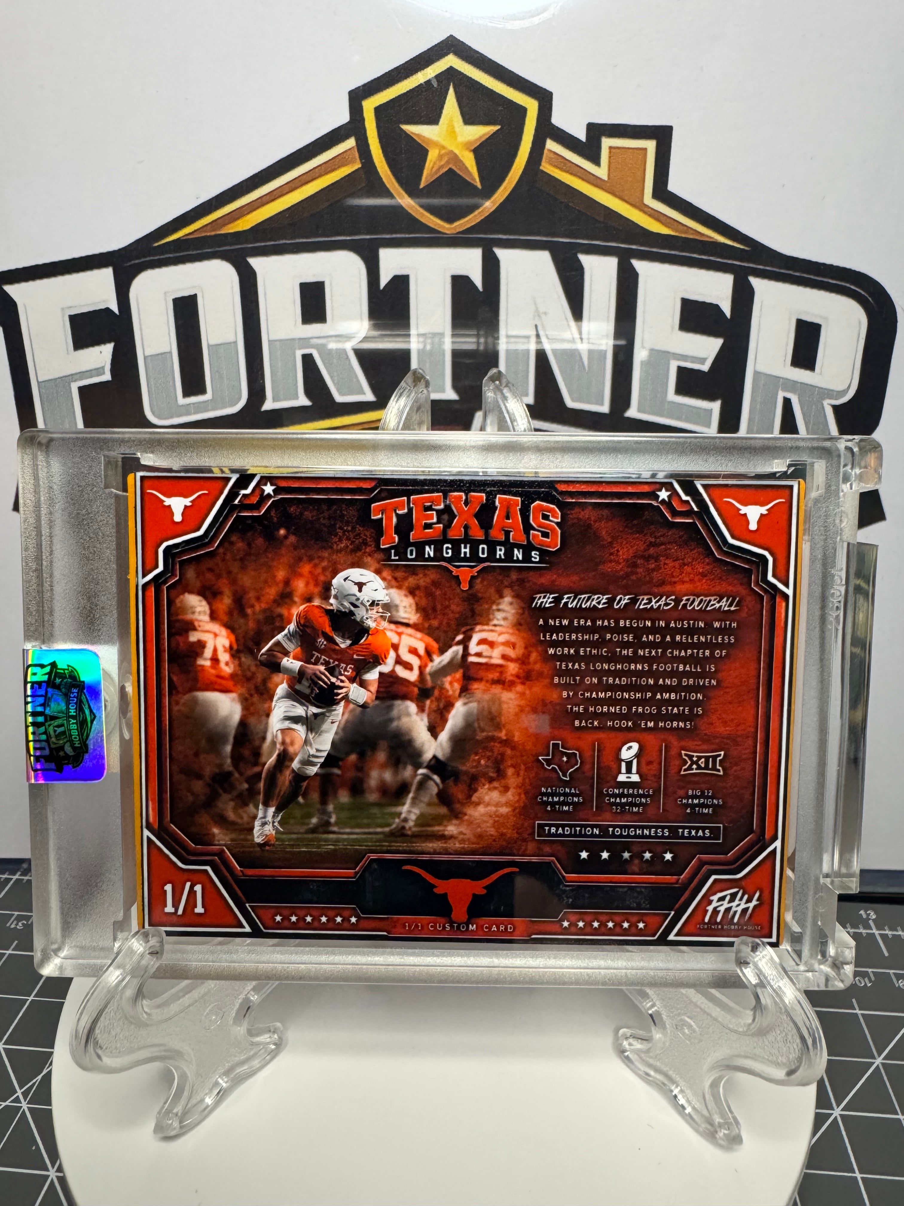 Arch Manning | Texas Longhorns | 1/1 Custom Card | The Future of Texas Edition