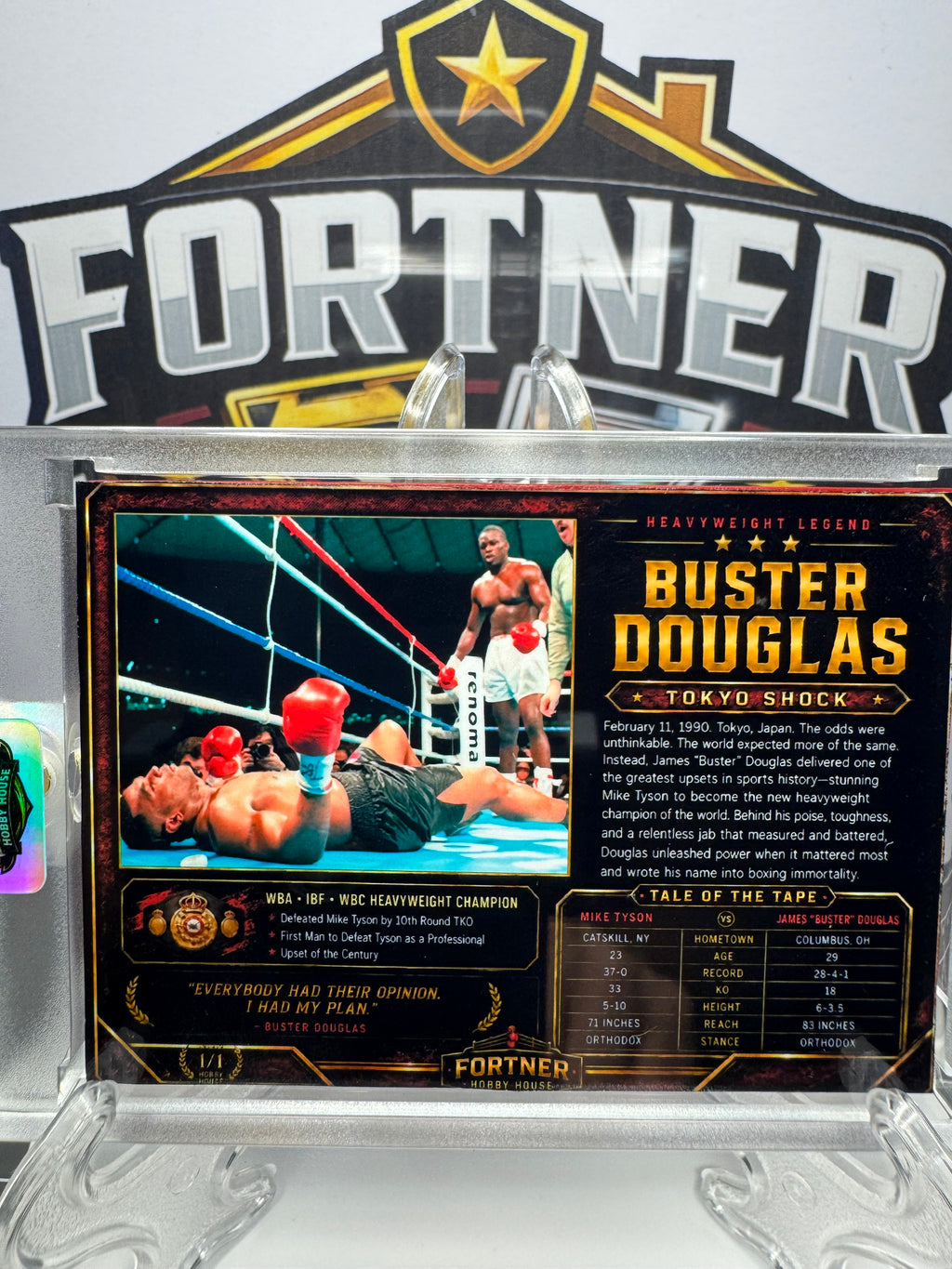 Buster Douglas | Boxing | 1/1 Custom Card | Tokyo Shock Edition