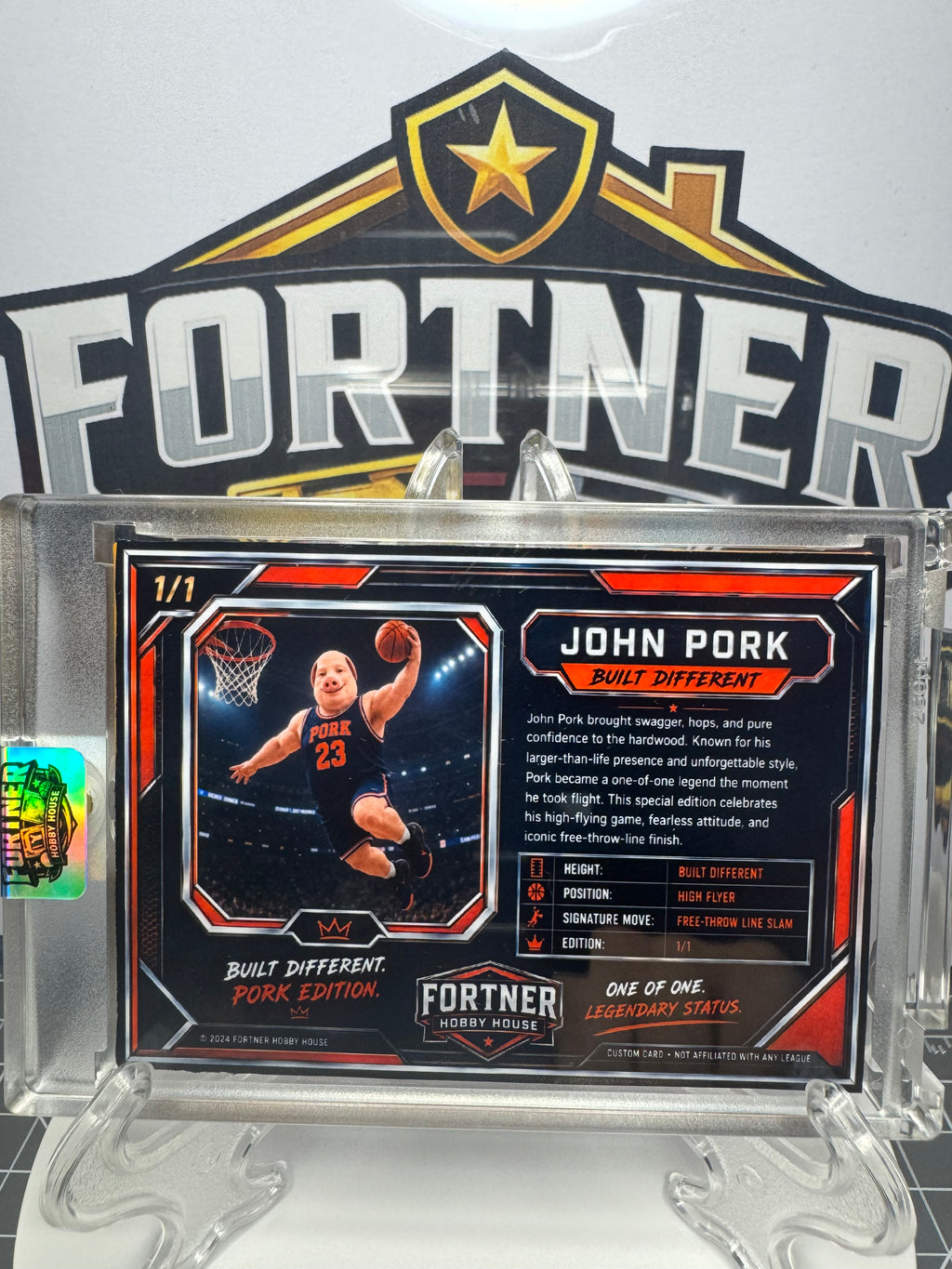 John Pork | 1/1 Custom Card | Built Different Edition