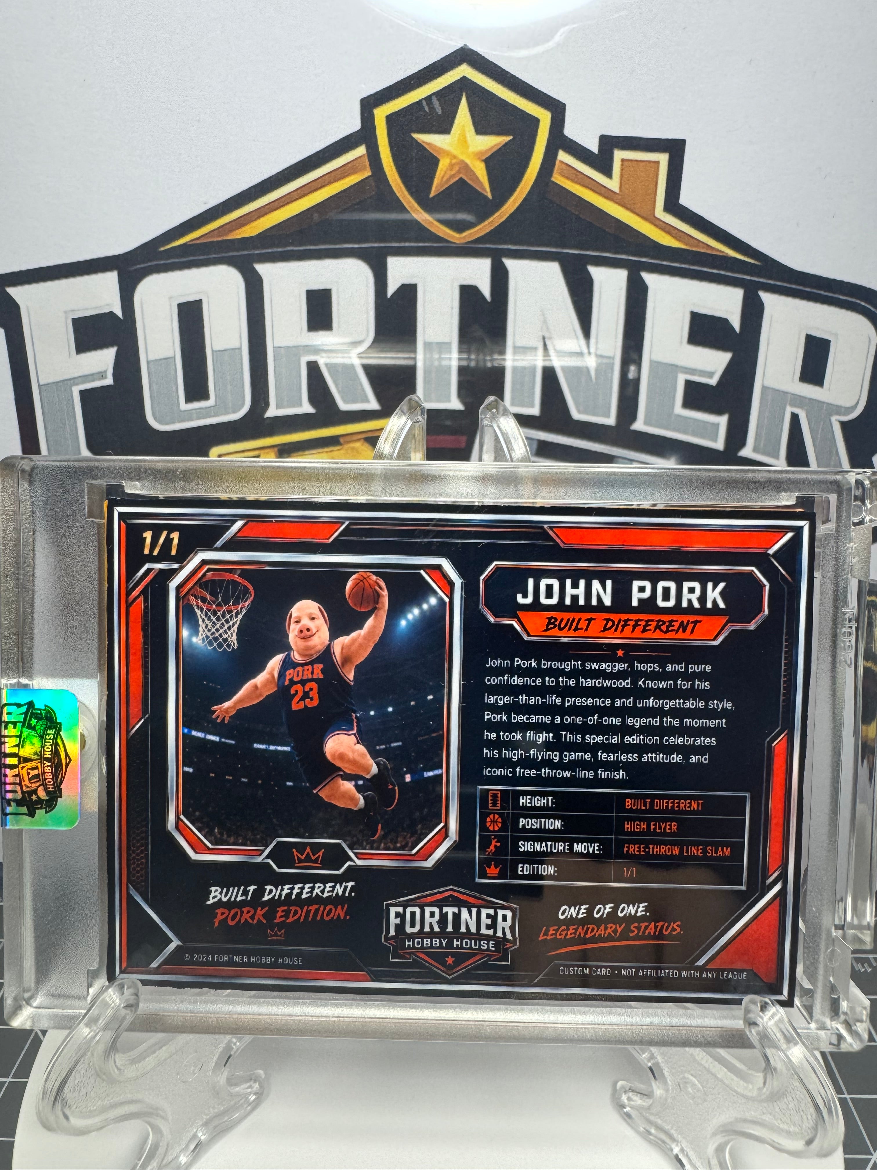 John Pork | 1/1 Custom Card | Built Different Edition