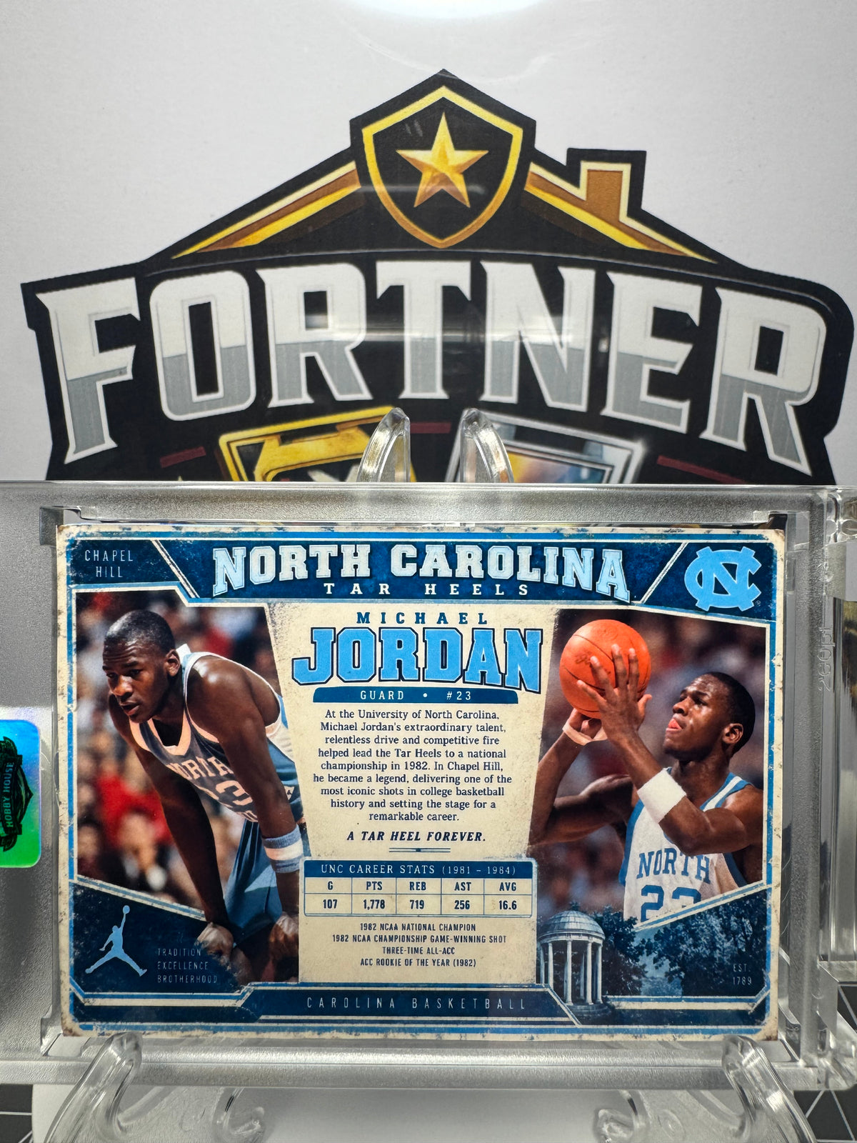 Michael Jordan | North Carolina Tar Heels | 1/1 Custom Card | Carolina Legacy