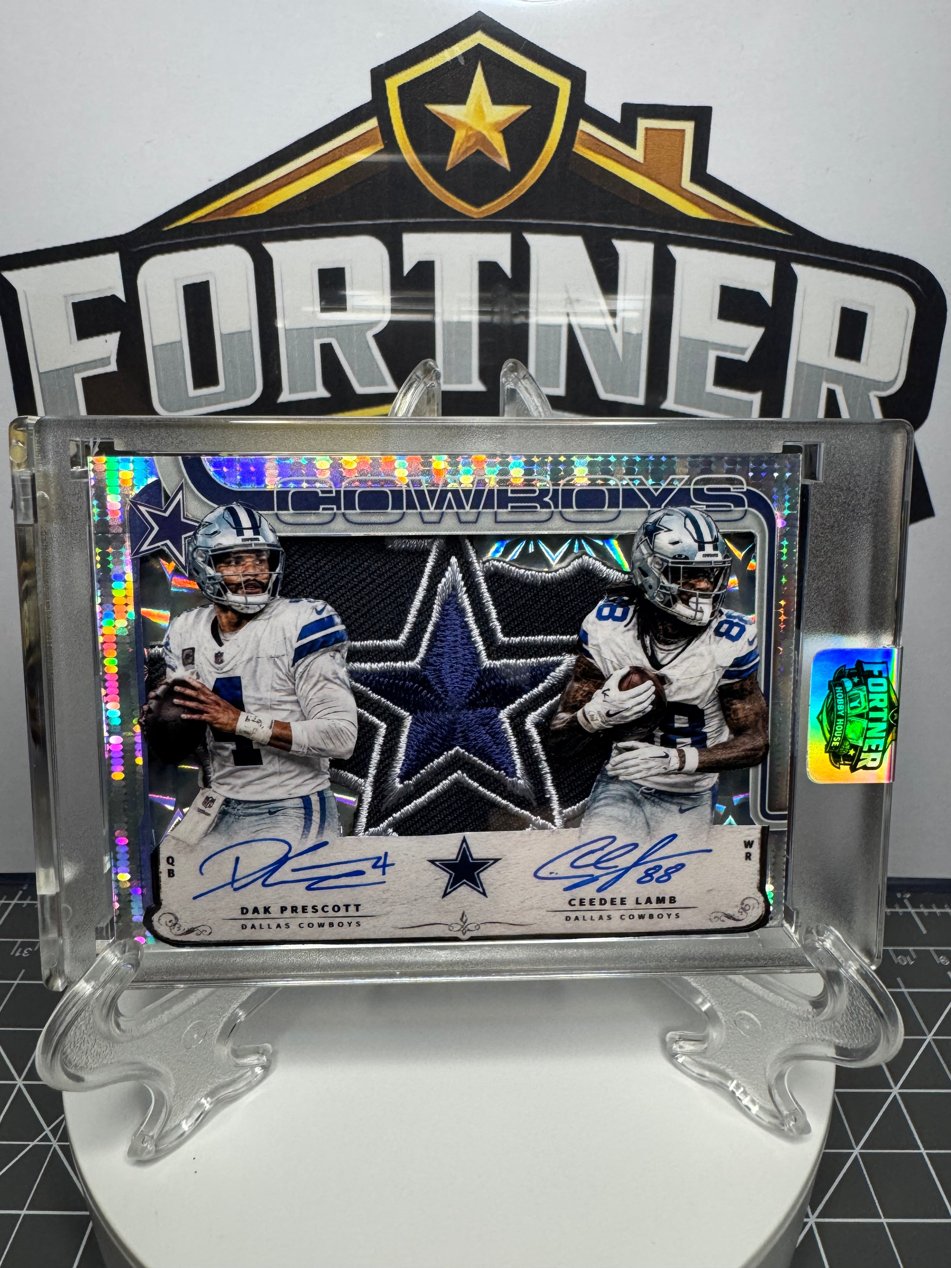 Kobe Bryant + Dak Prescott & CeeDee Lamb | 2-Card 1/1 Custom Bundle