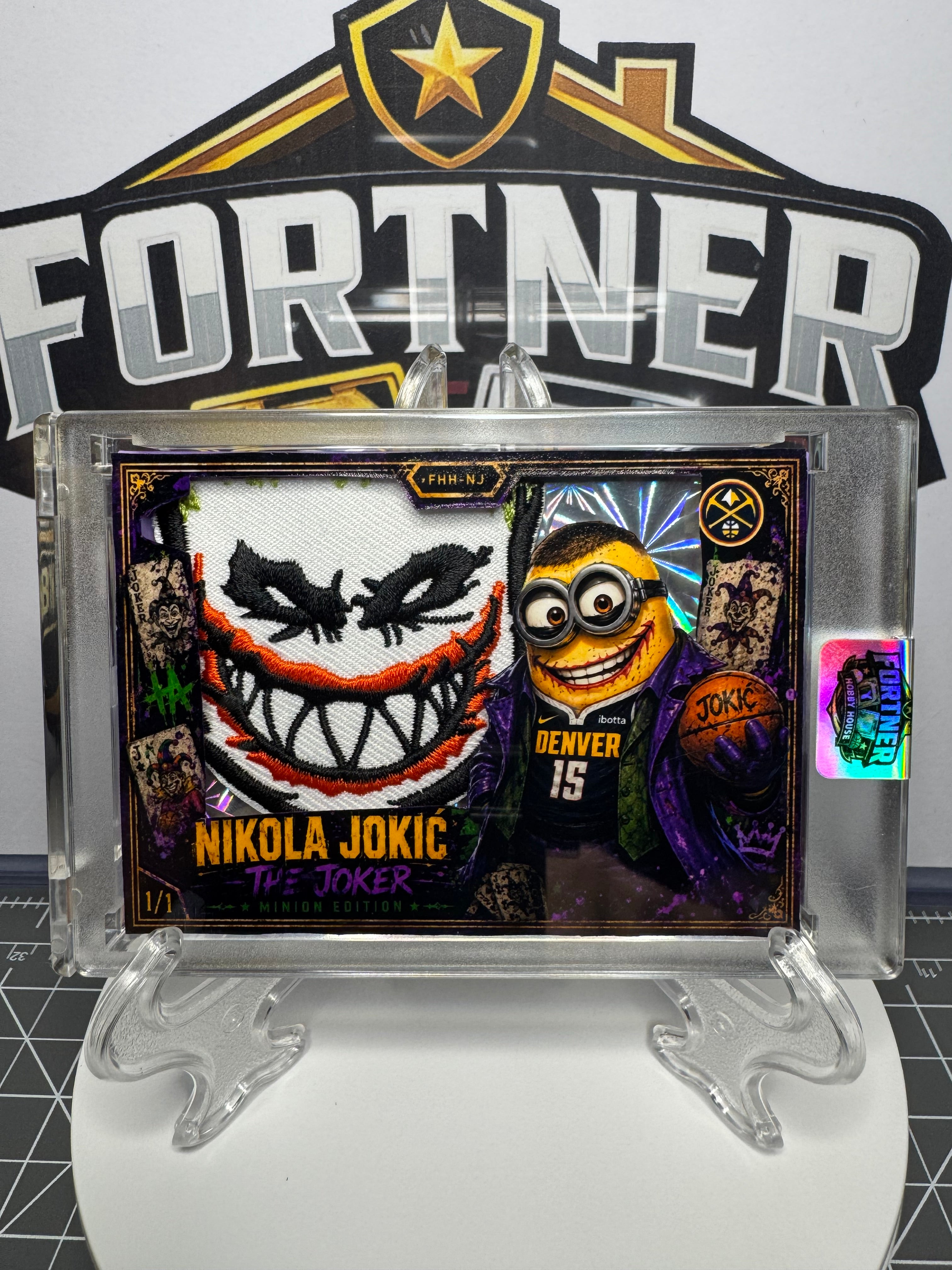 Nikola Jokić | Denver Nuggets | 1/1 Custom Card | The Joker Minion Edition