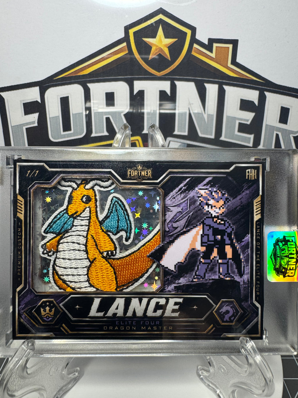 Lance | Elite Four | 1/1 Custom Card | Dragon Master Edition