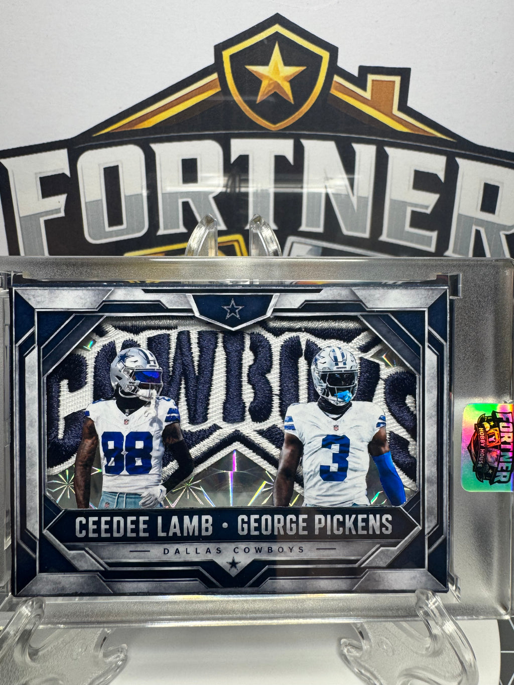 CeeDee Lamb / George Pickens & Stephon Castle / Dylan Harper | Cowboys / Spurs | 1/1 Custom 2 Card Bundle