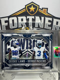 CeeDee Lamb / George Pickens & Stephon Castle / Dylan Harper | Cowboys / Spurs | 1/1 Custom 2 Card Bundle