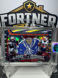 Rob Gronkowski & Aaron Hernandez | New England Patriots | 1/1 Custom Card | Two Headed Monster