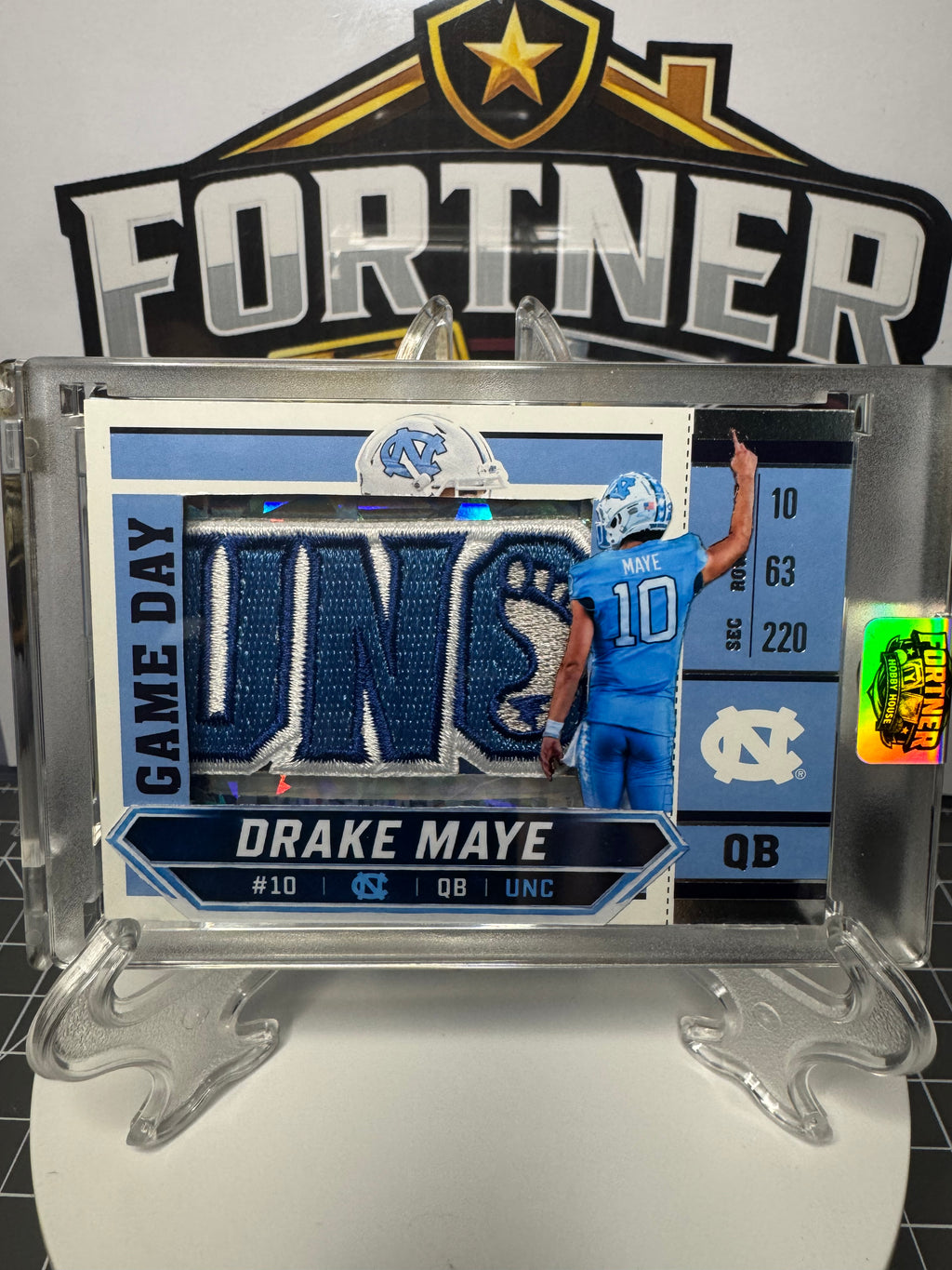 Drake Maye | North Carolina | 1/1 Custom Card | Game Day Edition