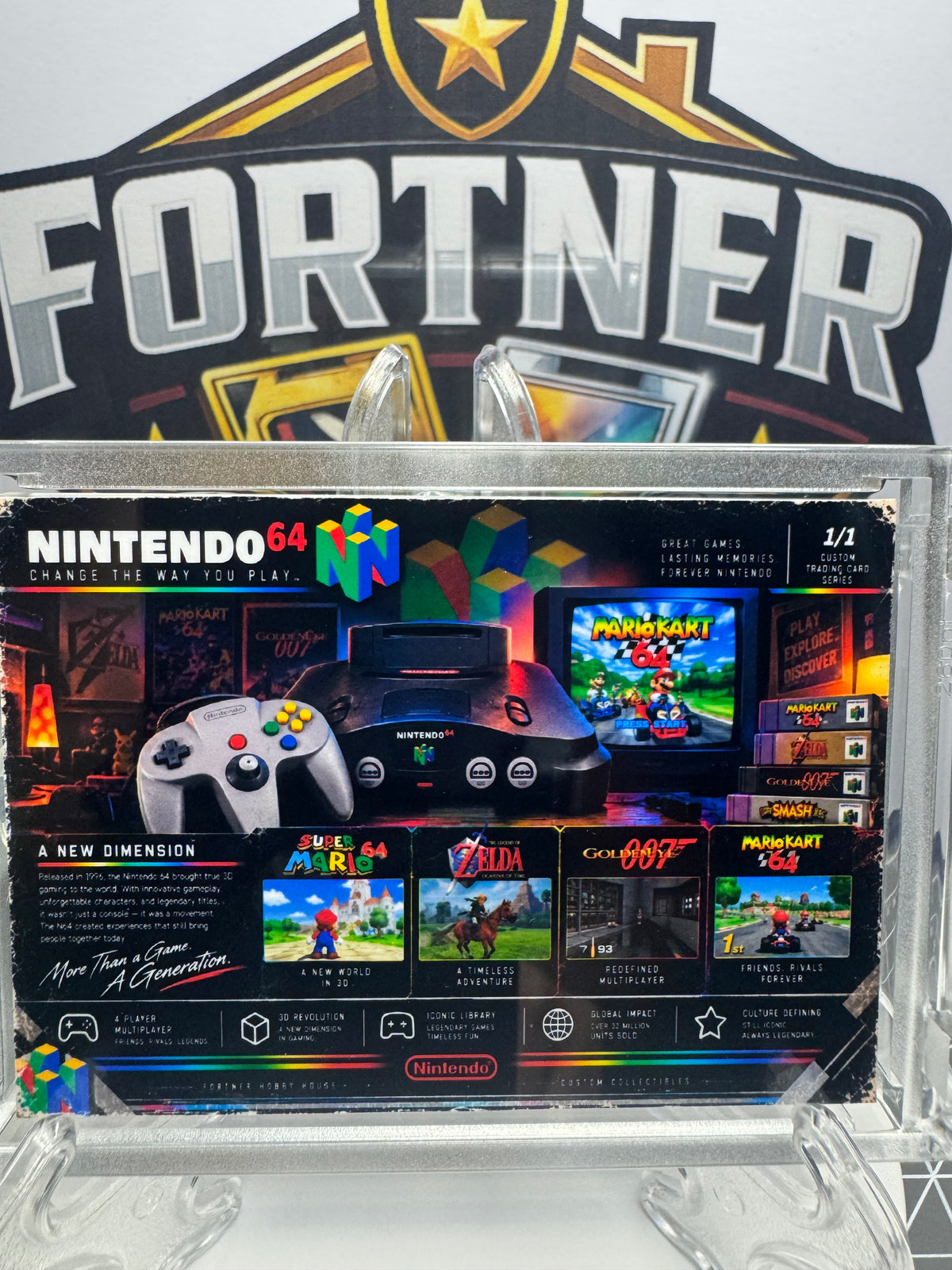 Nintendo 64 | Gaming | 1/1 Custom Card | N64 Edition