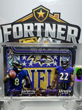 Lamar Jackson & Derrick Henry | Baltimore Ravens | 1/1 Custom Card | Backfield Power