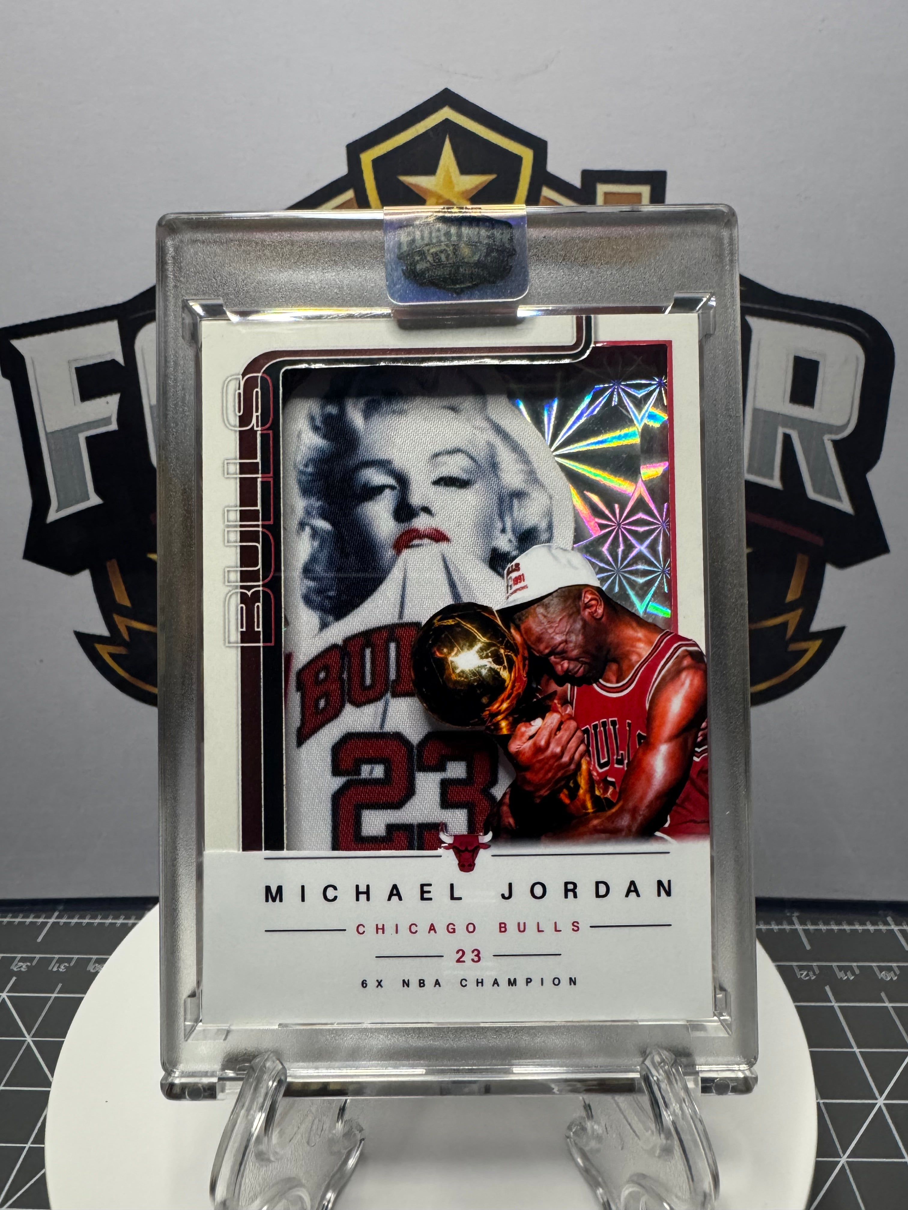 Michael Jordan | Chicago Bulls | 1/1 Custom Card | Champion Monroe Edition