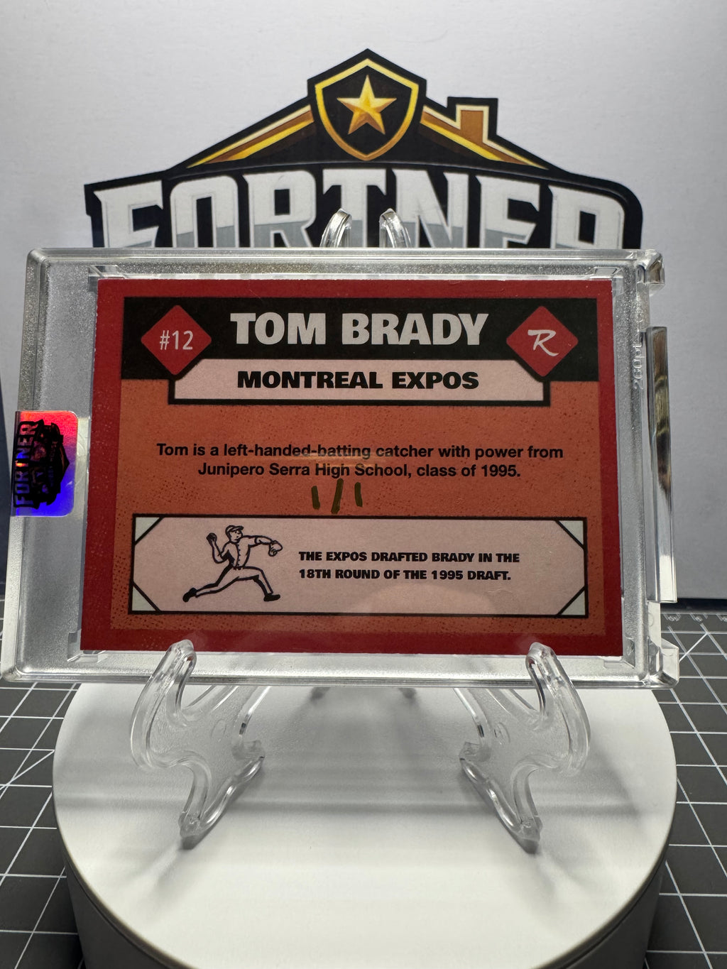 Tom Brady | Montreal Expos | 1/1 Custom Card | What If? Edition