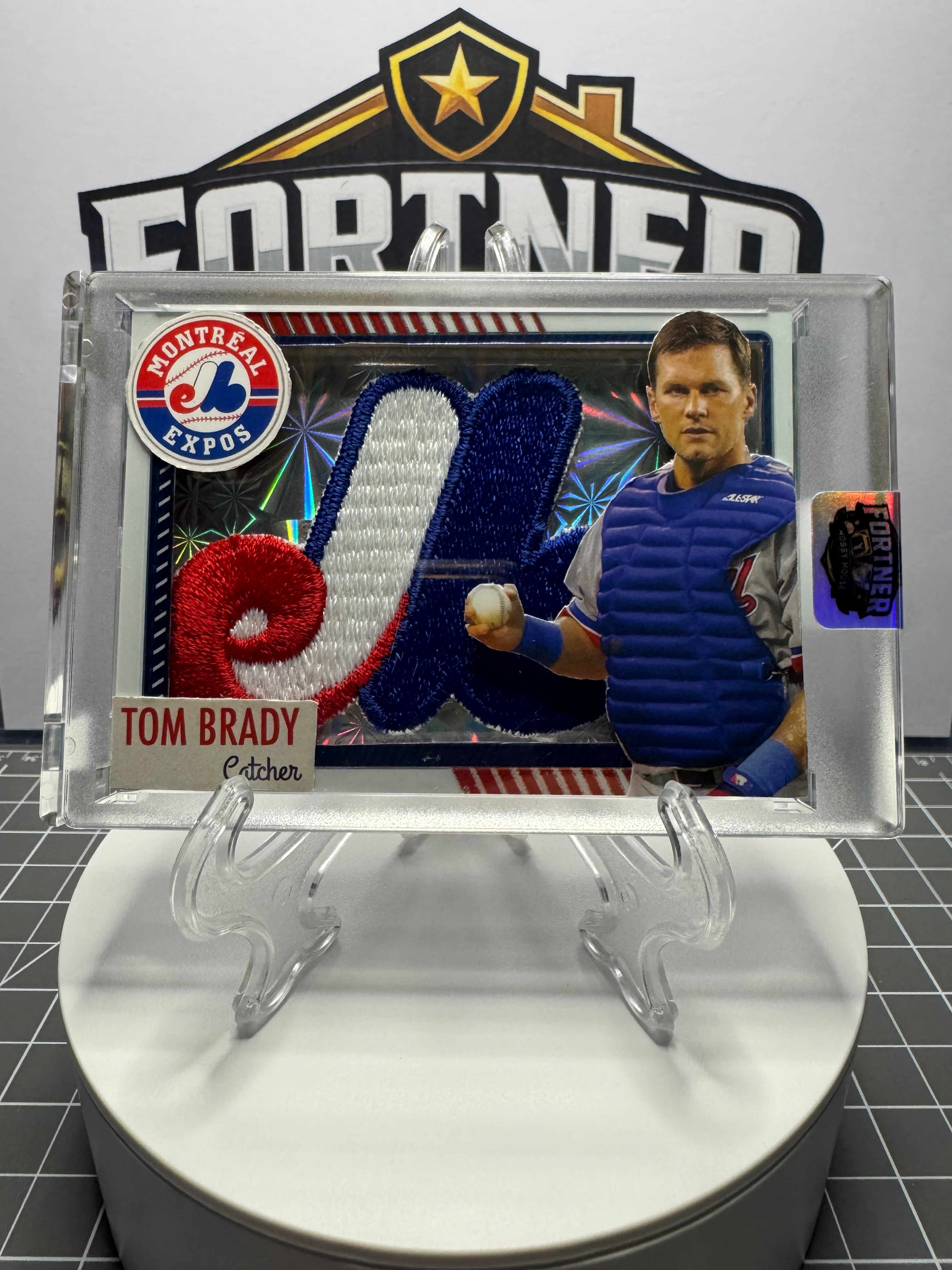 Tom Brady | Montreal Expos | 1/1 Custom Card | What If? Edition