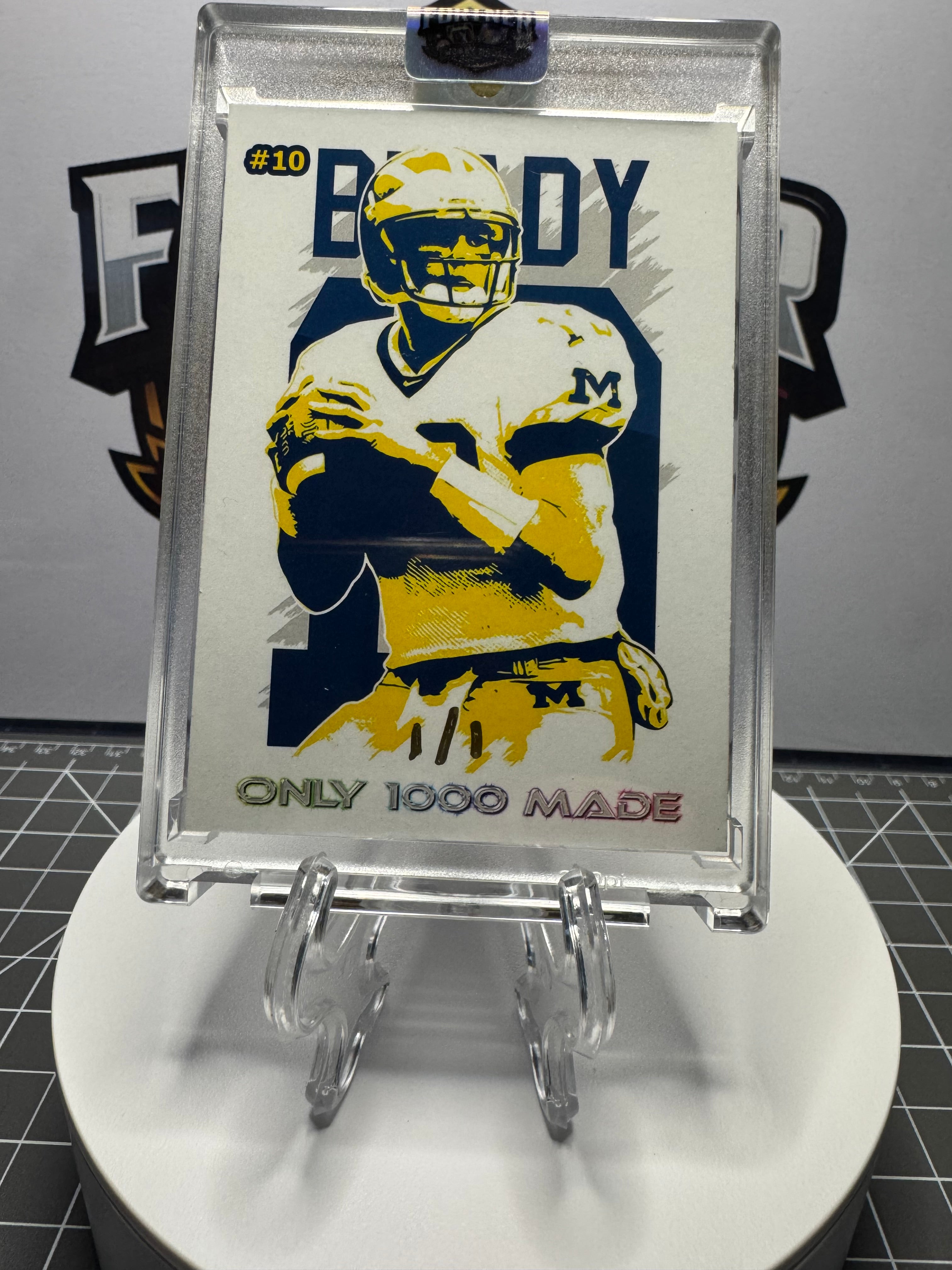 Tom Brady | Michigan Wolverines | 1/1 Custom Card | Wolverine Legacy Edition