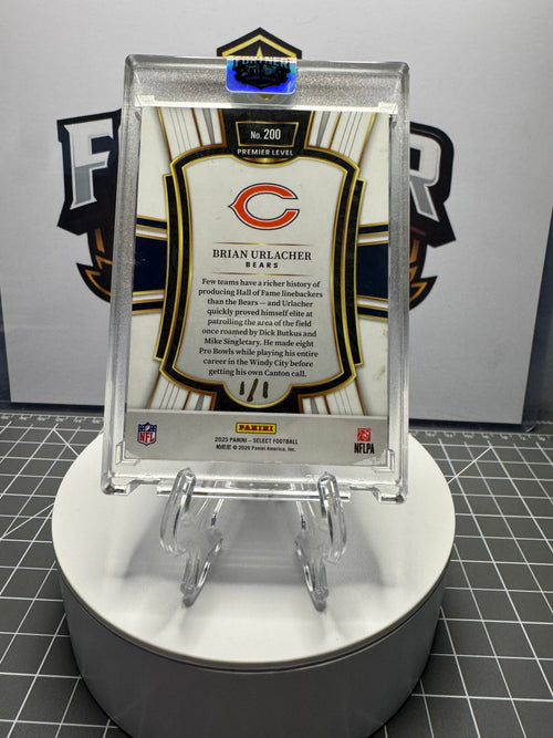 Brian Urlacher | Bears | 1/1 Custom Card | Hall of Fame Edition