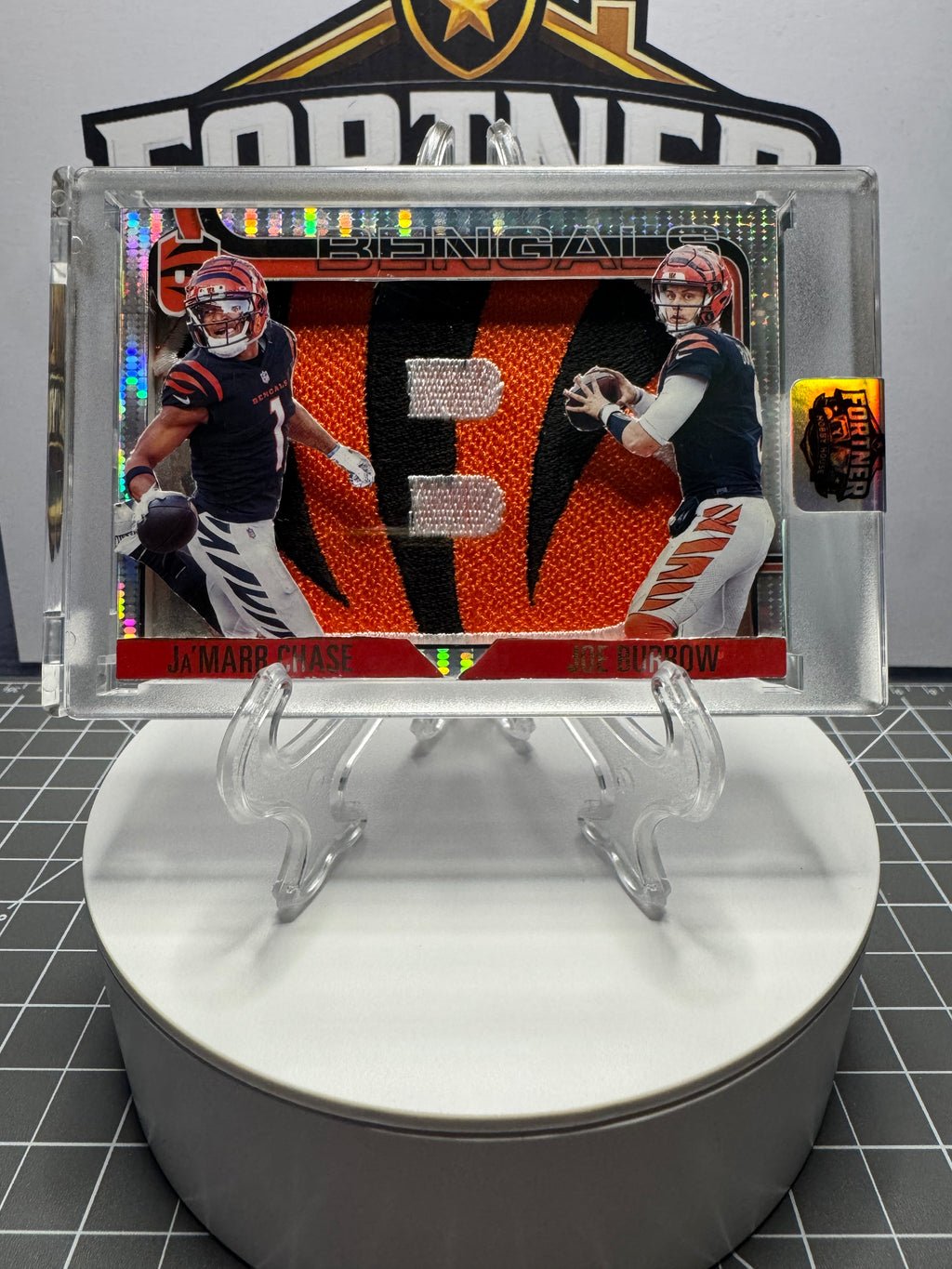 Joe Burrow & Ja'Marr Chase | Bengals | 1/1 Custom Card | Dynamic Duo Edition