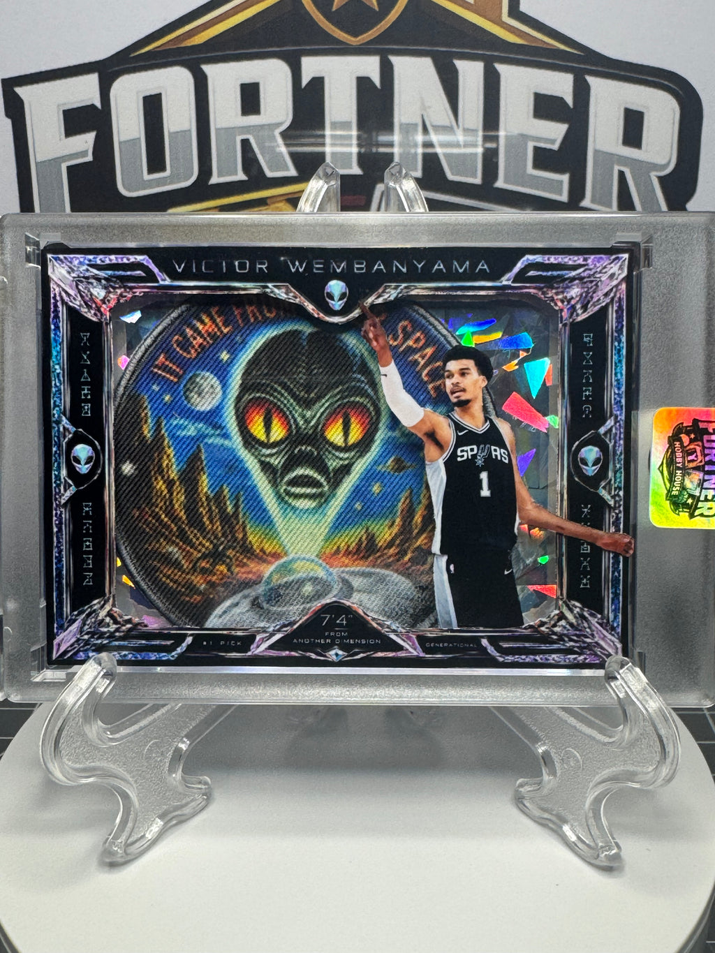 Victor Wembanyama | San Antonio Spurs | 1/1 Custom Card | The Alien Edition