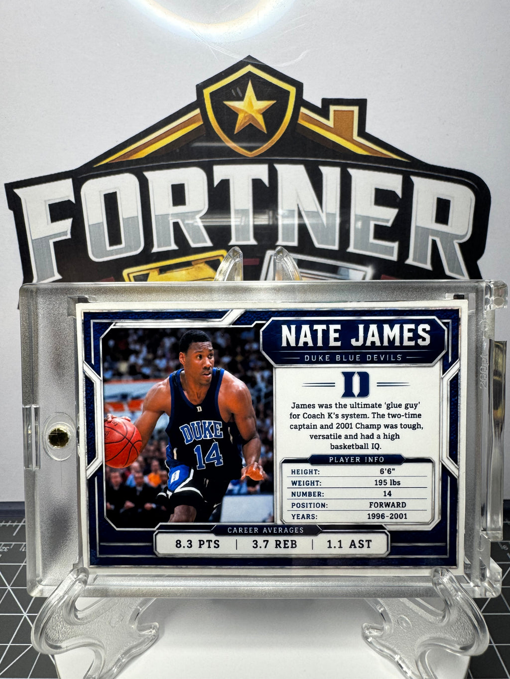 Nate James | Duke Blue Devils | 1/1 Custom Card | Blue Devil Edition