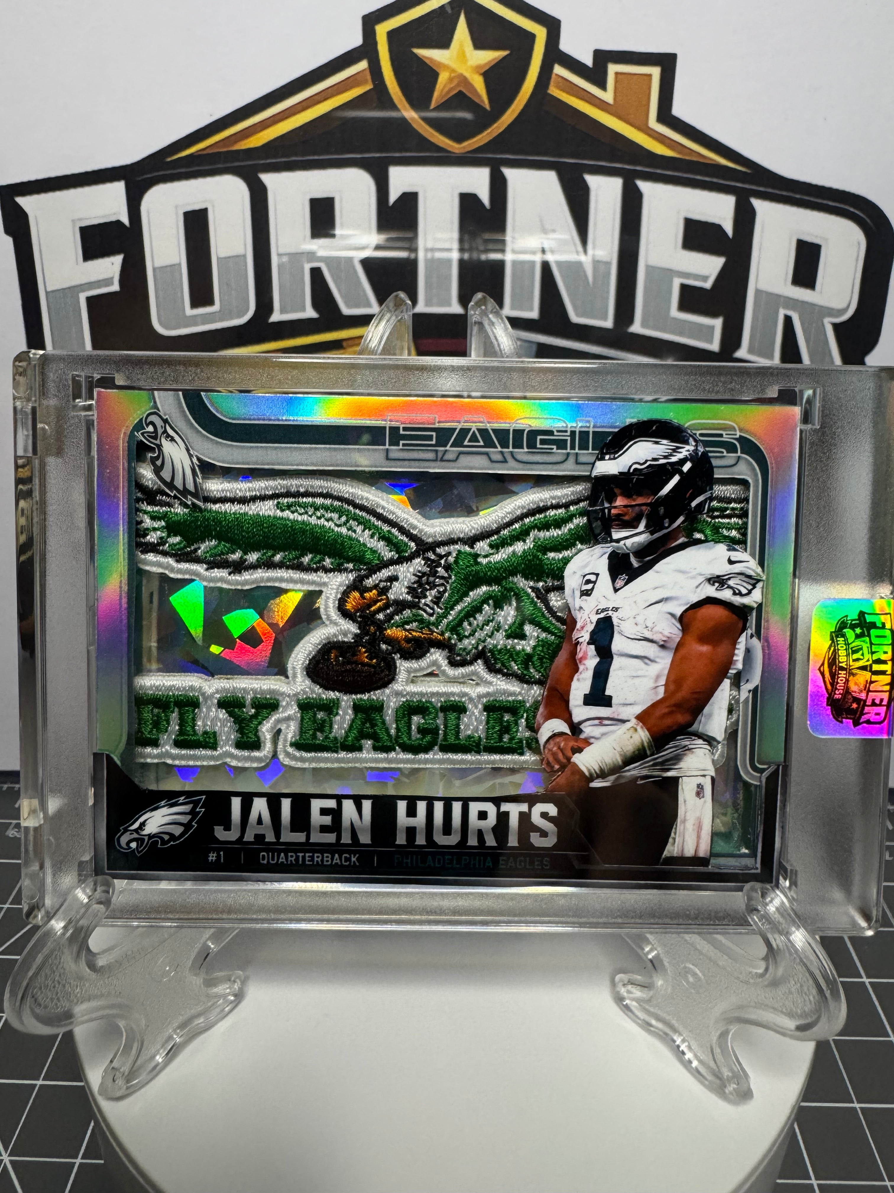 Jalen Hurts | Philadelphia Eagles | 1/1 Custom Card | Fly Eagles Fly Edition