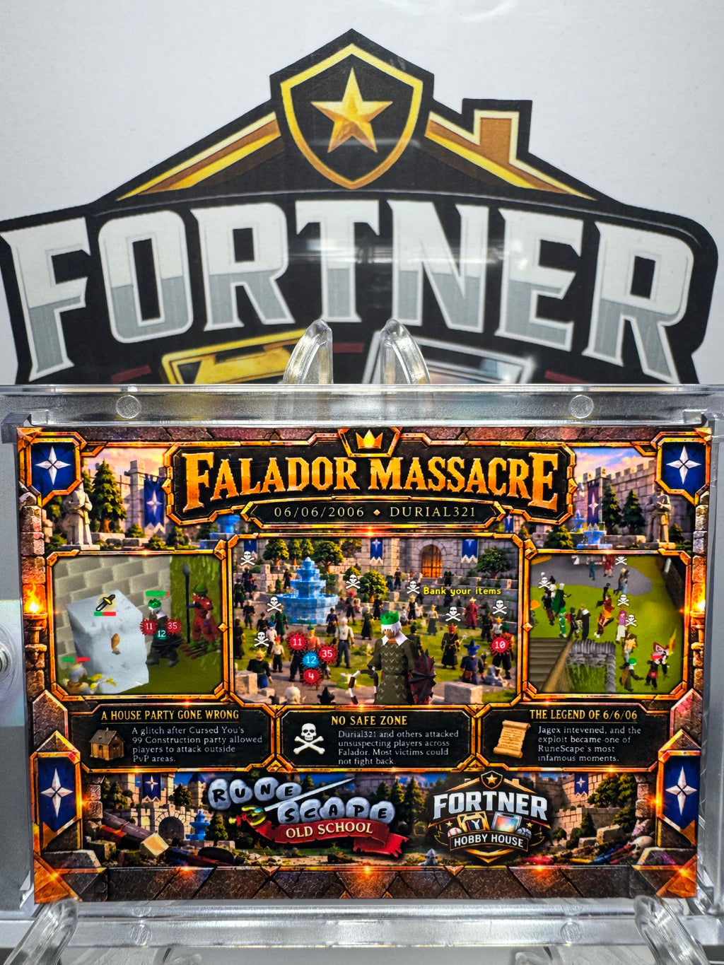 Durial321 | Old School RuneScape | Custom Card | Falador Massacre Edition