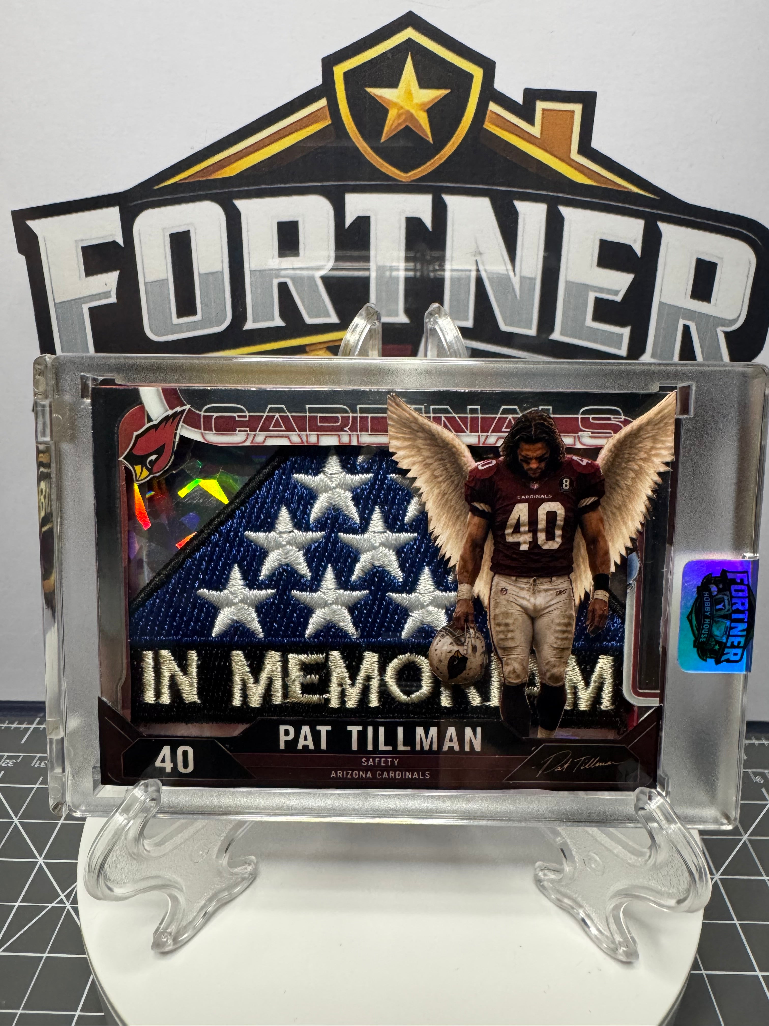 Pat Tillman | Arizona Cardinals | 5-Card 1/1 Custom Collection | American Hero Tribute Set