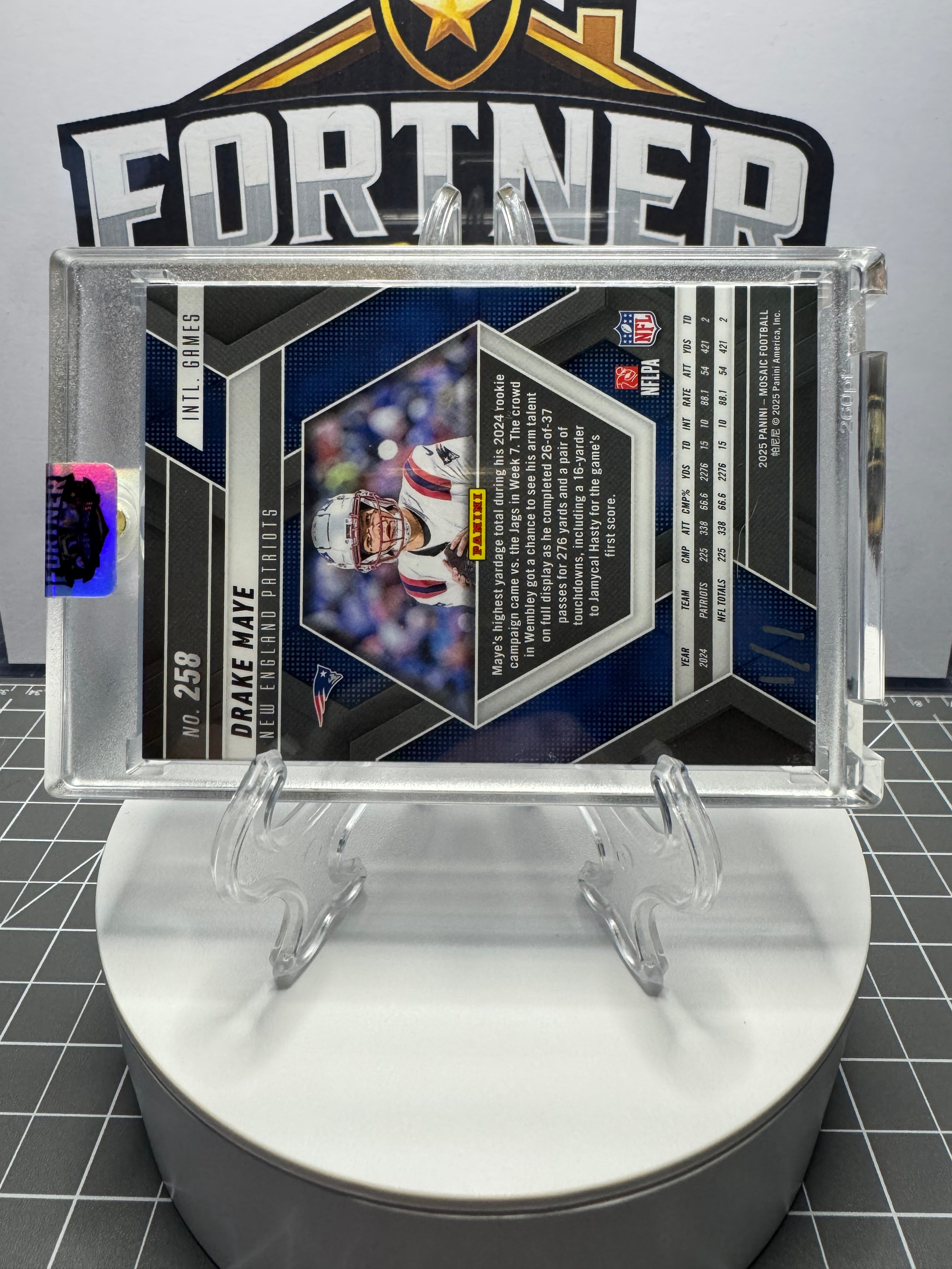 Drake Maye | Patriots | 1/1 Custom Card | Future of Foxborough Edition