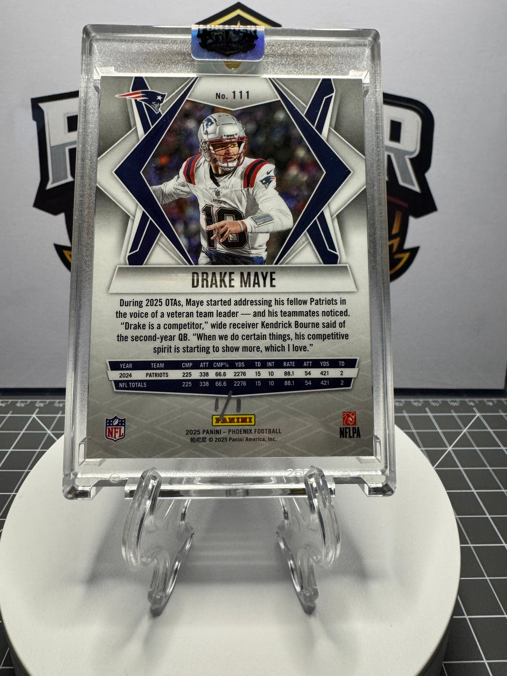 Drake Maye | Patriots | 1/1 Custom Card | Notoriety Edition