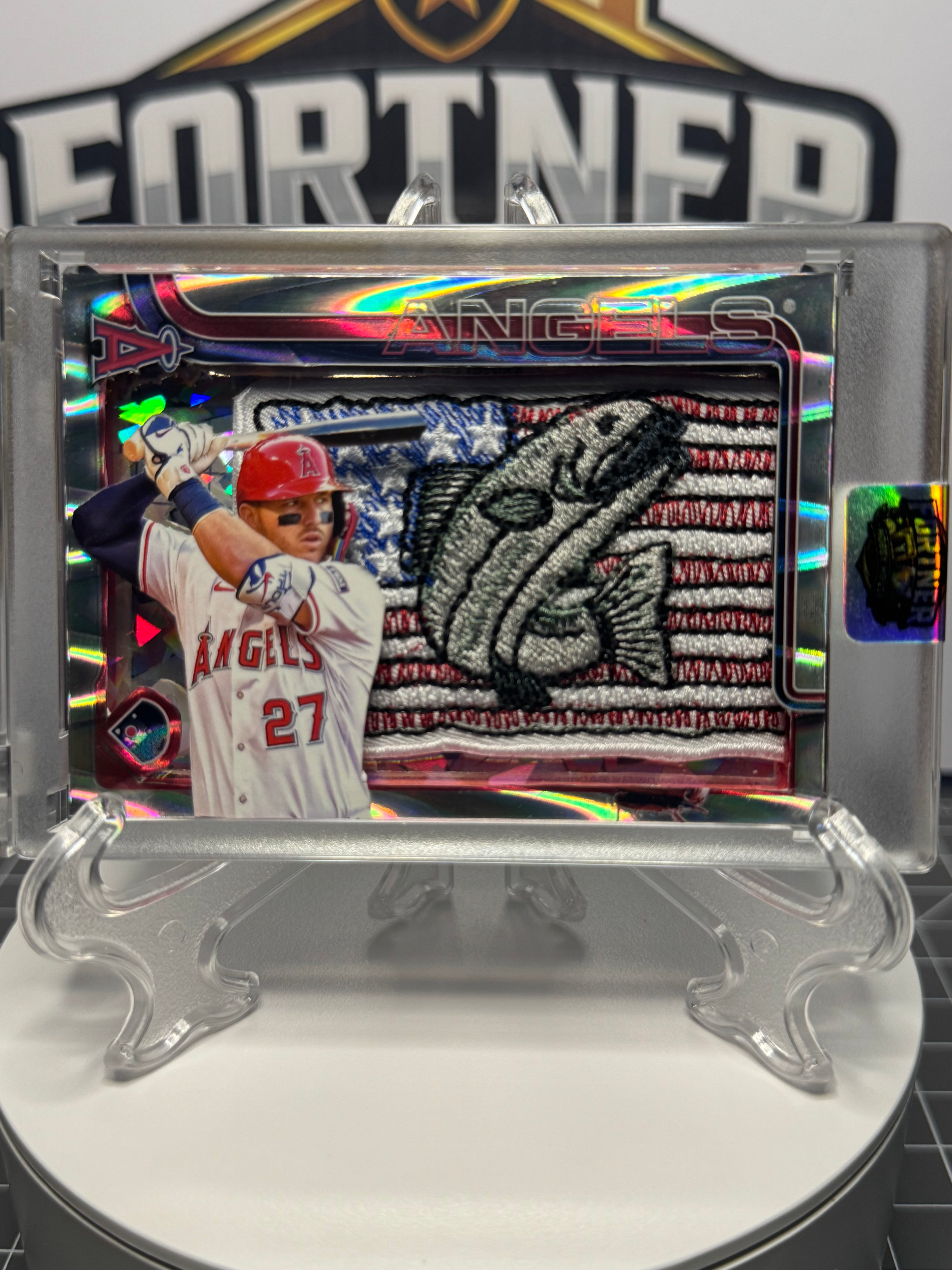Mike Trout | Los Angeles Angels | 1/1 Custom Card | American Icon Edition