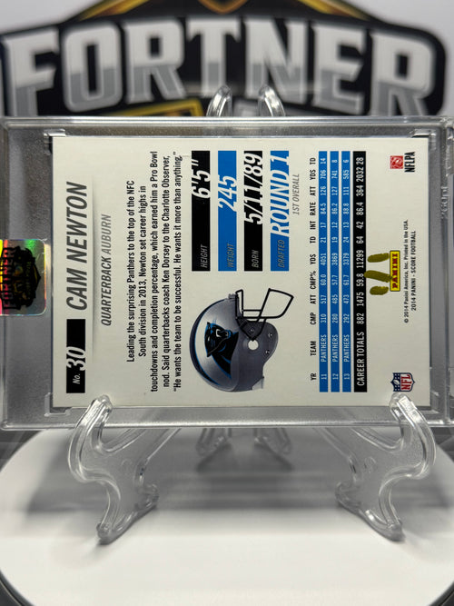 Cam Newton | Carolina Panthers | 1/1 Custom Card | Blue Superman Edition