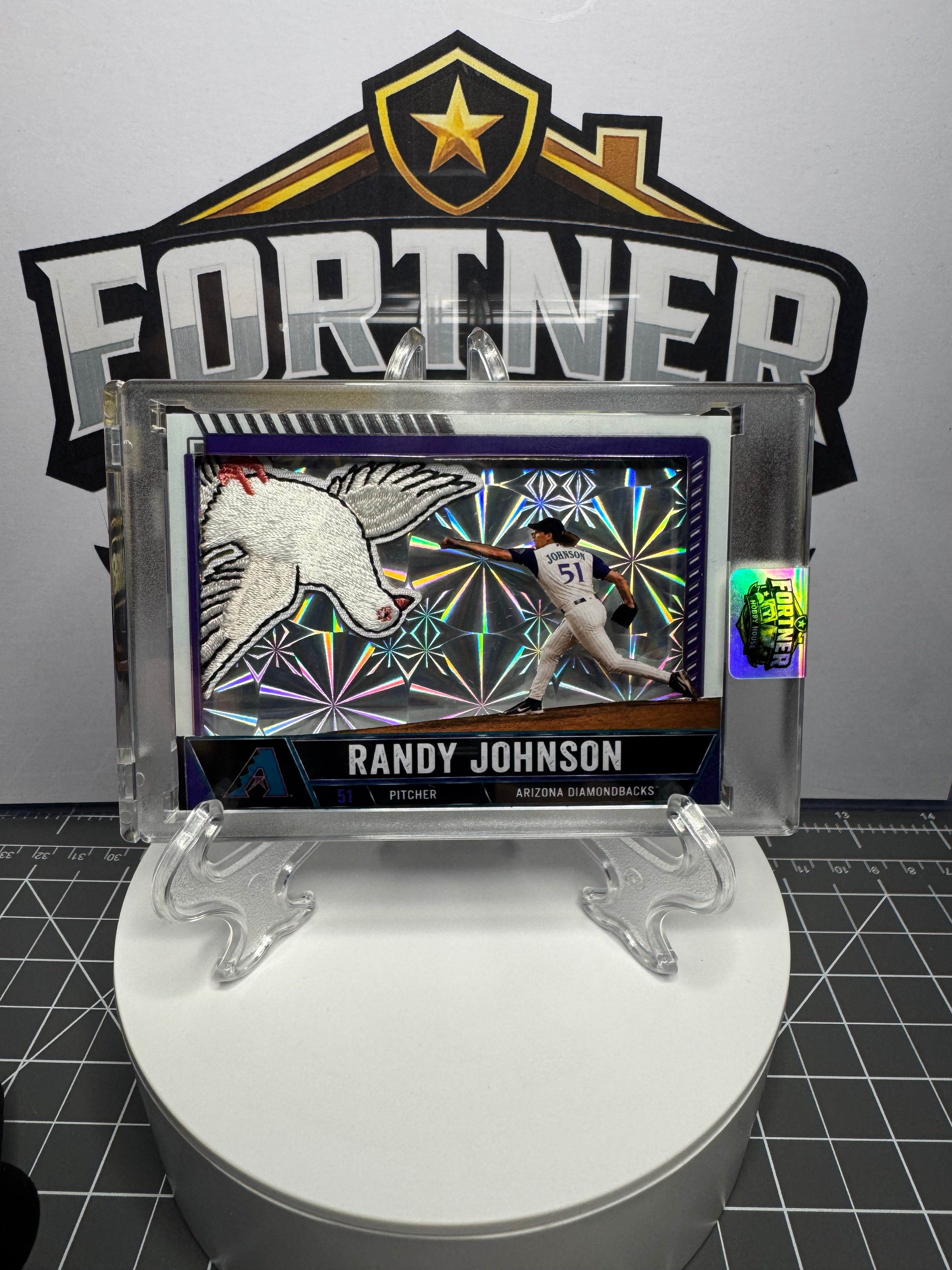 Randy Johnson | Arizona Diamondbacks | 1/1 Custom Card | Bird Strike Edition