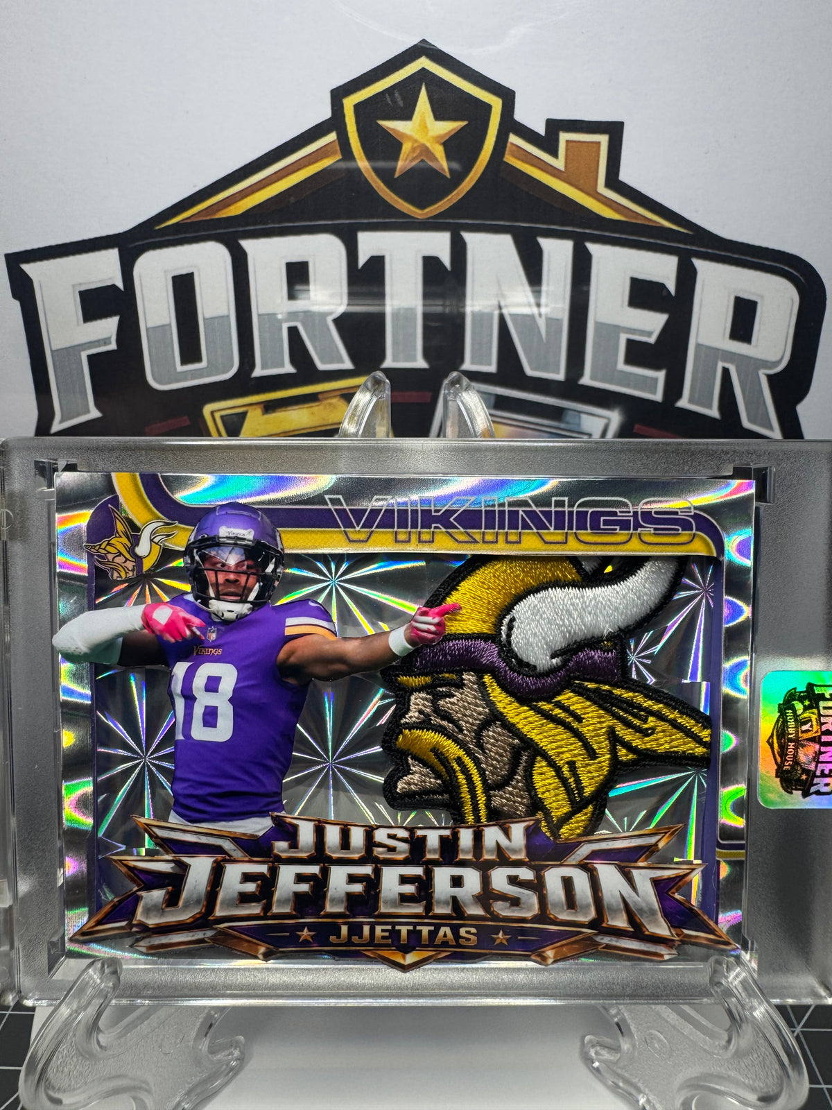 Justin Jefferson | Minnesota Vikings | 1/1 Custom Card | JJettas