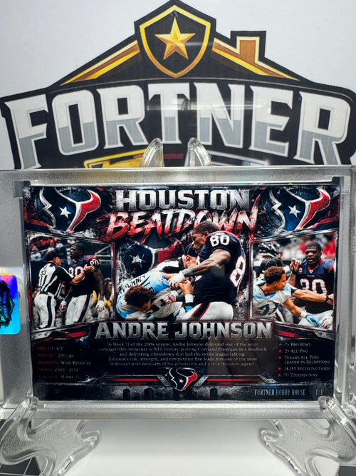 Andre Johnson | Houston Texans | 1/1 Custom Card | Houston Beatdown