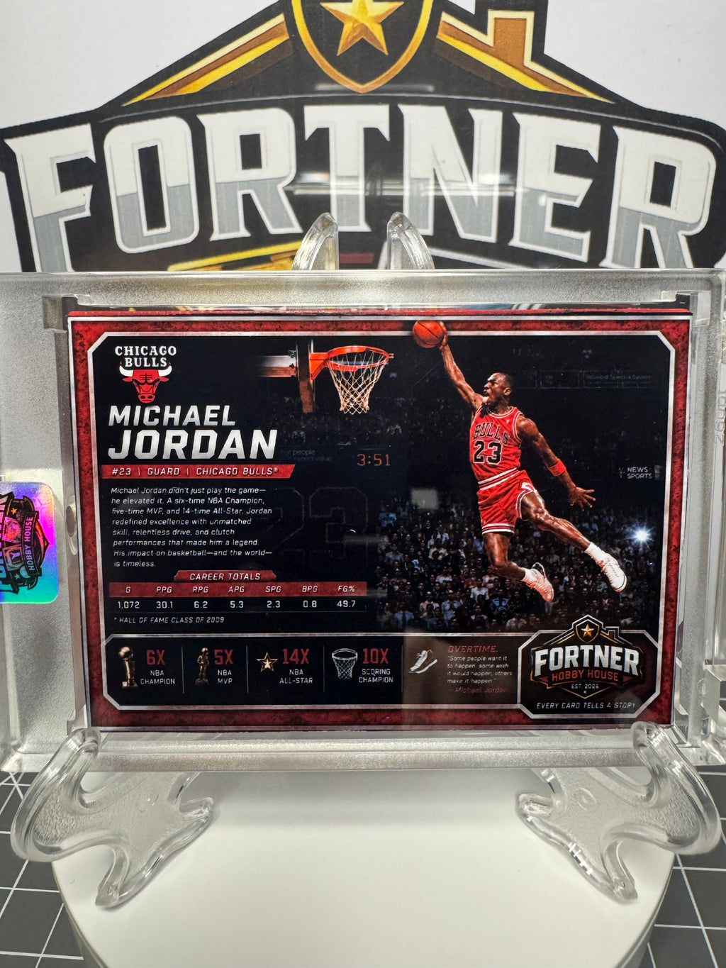 Michael Jordan | Chicago Bulls | 1/1 Custom Card | Air Jordan Edition