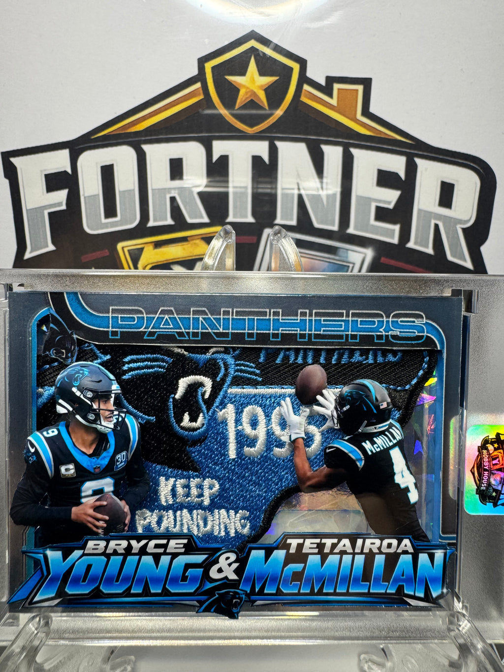 Bryce Young & Tetairoa McMillan | Carolina Panthers | 1/1 Custom Card | Carolina Connection