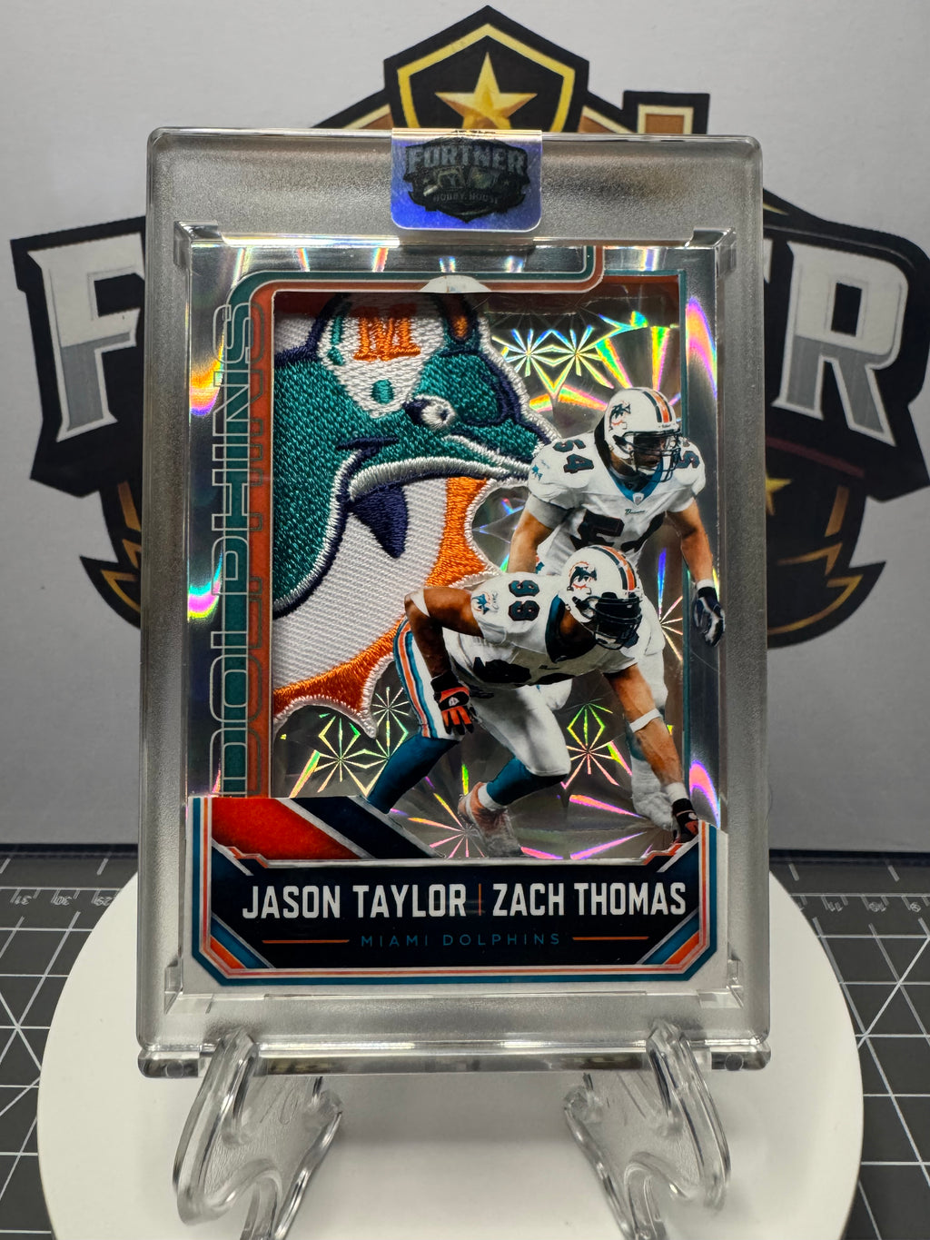 Jason Taylor & Zach Thomas | Miami Dolphins | 1/1 Custom Card | Defensive Icons Edition