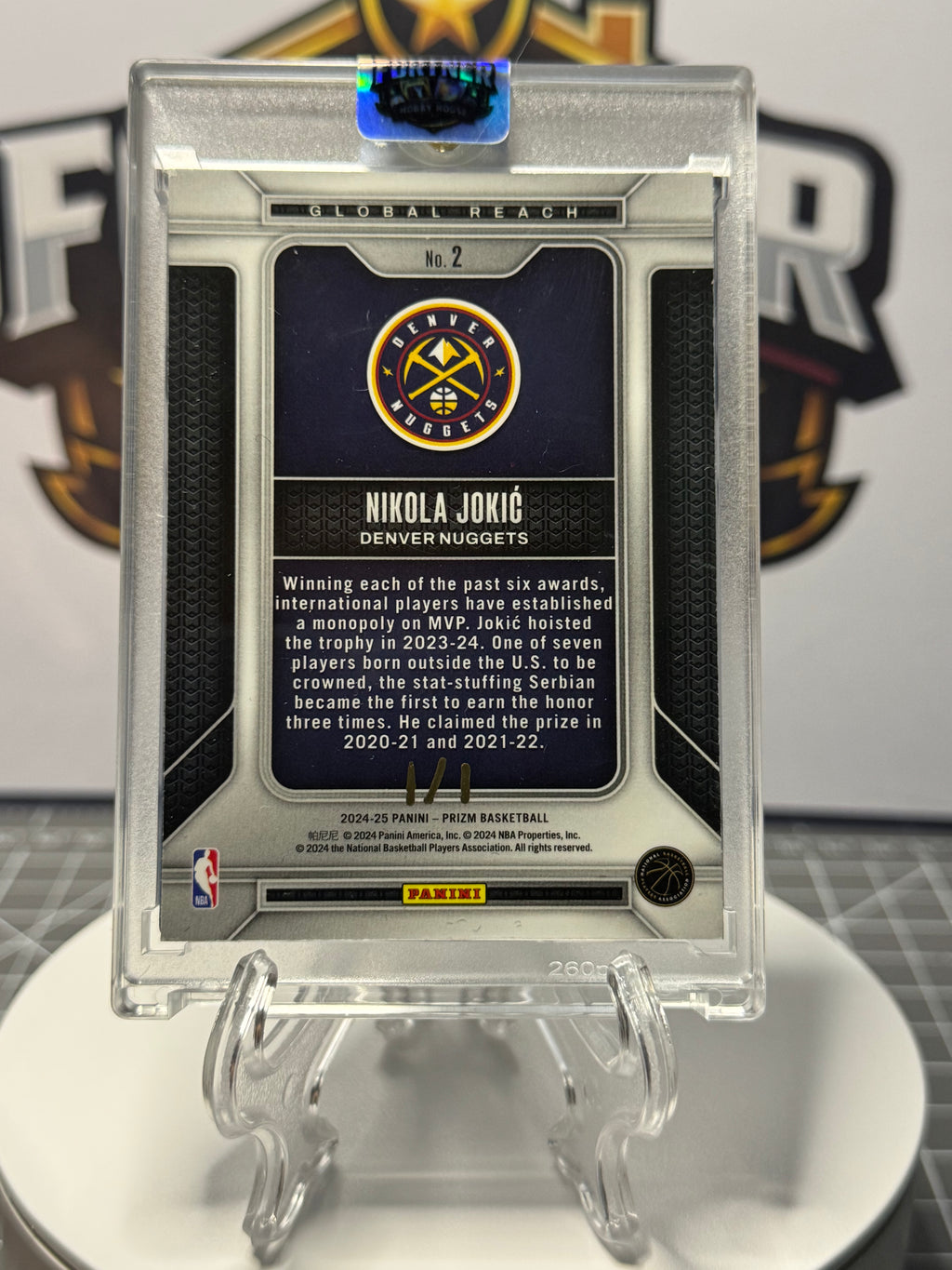 Nikola Jokić | Denver Nuggets | 1/1 Custom Card | Joker Edition