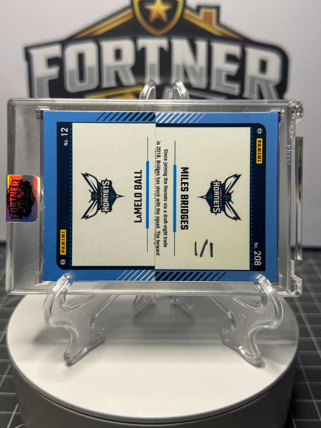LaMelo Ball & Miles Bridges | Charlotte Hornets | 1/1 Custom Card | Thanks for the Memories Edition