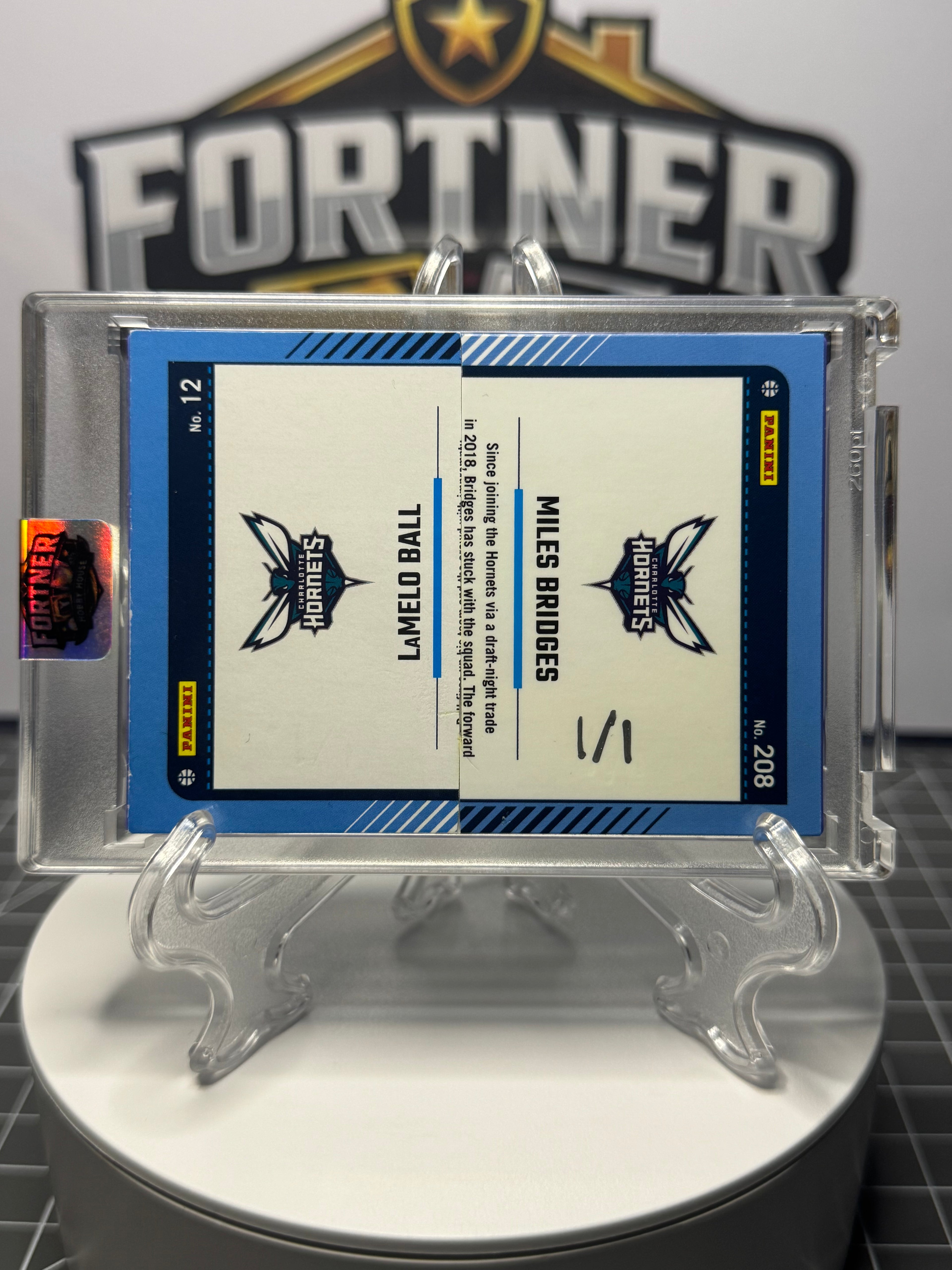 LaMelo Ball & Miles Bridges | Charlotte Hornets | 1/1 Custom Card | Thanks for the Memories Edition
