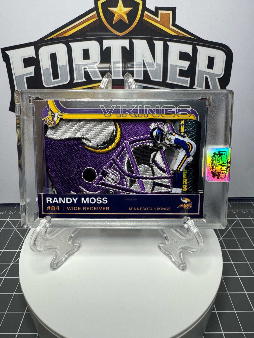 Randy Moss | Minnesota Vikings | 1/1 Custom Card | Shoot the Moon Edition