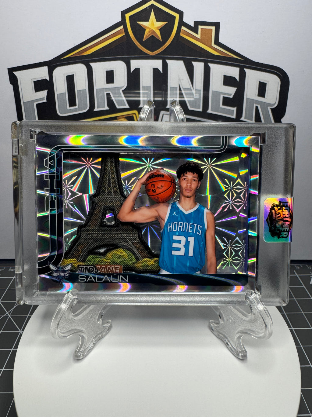 Tidjane Salaün | Charlotte Hornets | 1/1 Custom Card | Paris to Charlotte Edition