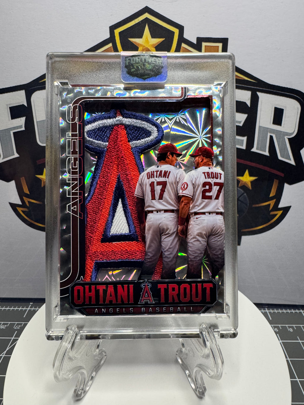 Shohei Ohtani & Mike Trout | Los Angeles Angels | 1/1 Custom Card | Angels Among Us Edition