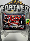 Drake Maye / A.J. Brown | Patriots | 1/1 Custom Card | QB1 × WR1 Edition